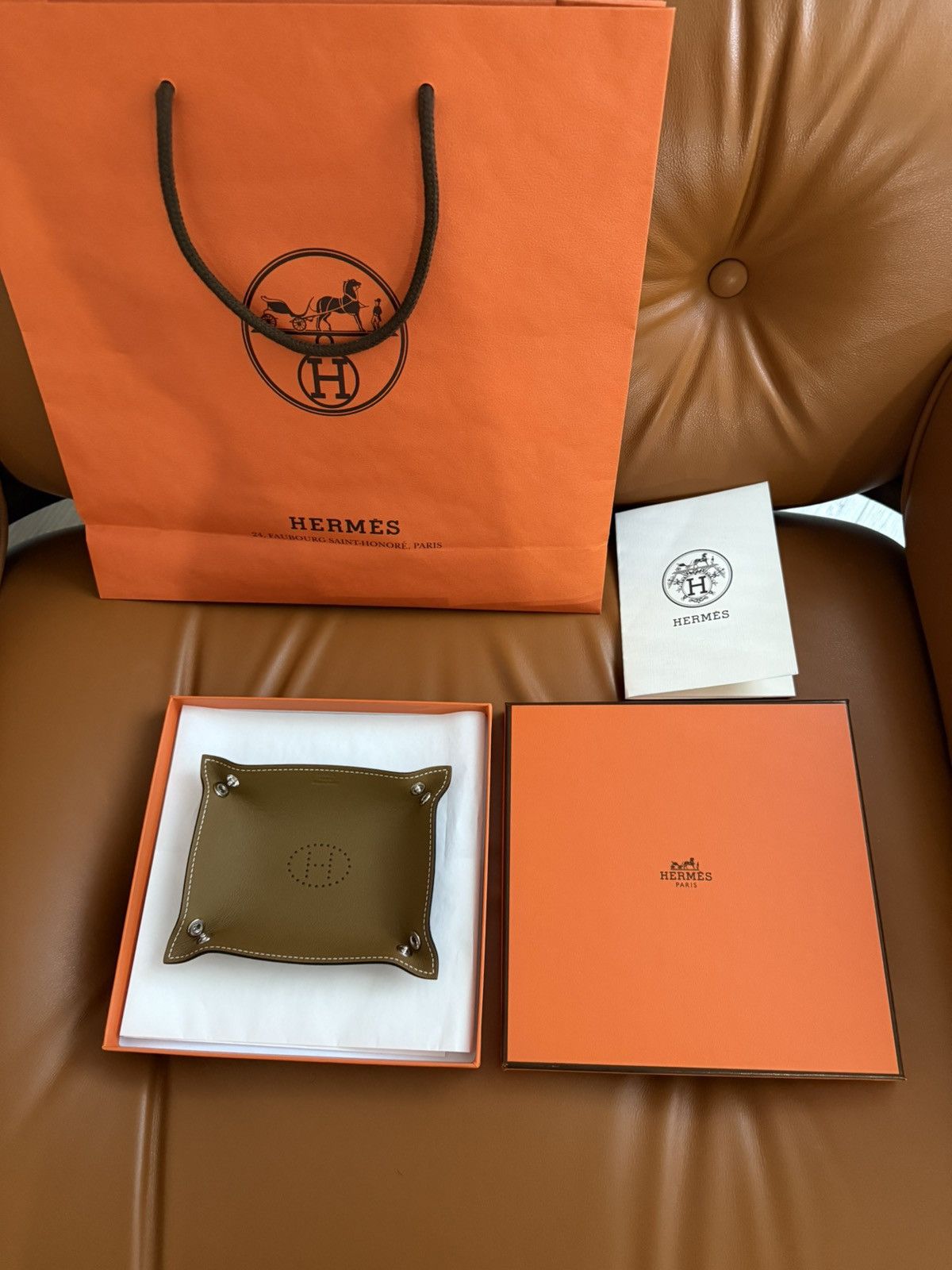 Hermes Hermes Mises et Relances Desk card tray Kraft [NEW] Size ONE SIZE - 12 Thumbnail