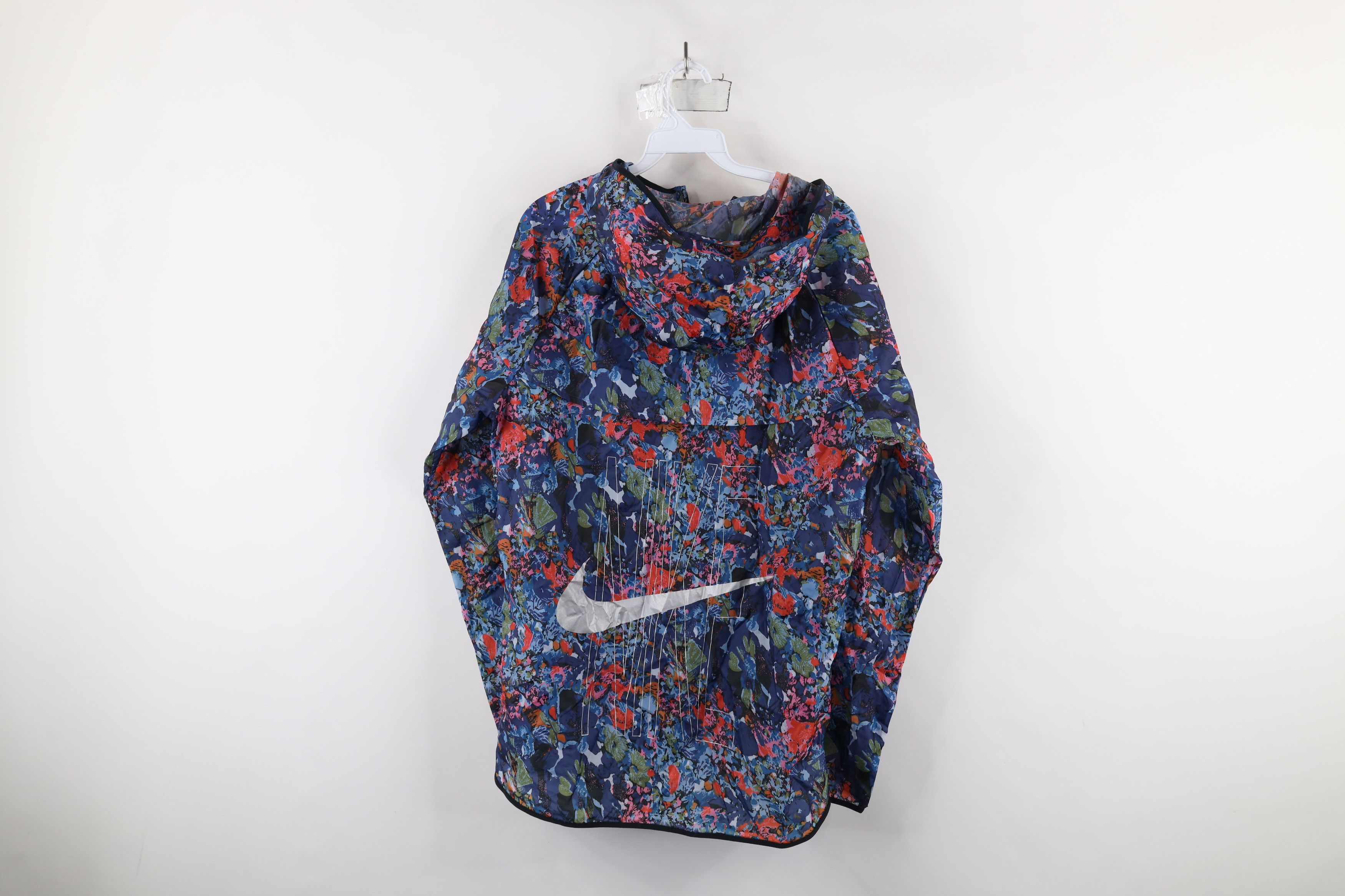 Nike × Vintage Nike Rainbow Big Swoosh Hooded Windrunner Windbreaker Jacket Size US S / EU 44-46 / 1 - 11 Thumbnail