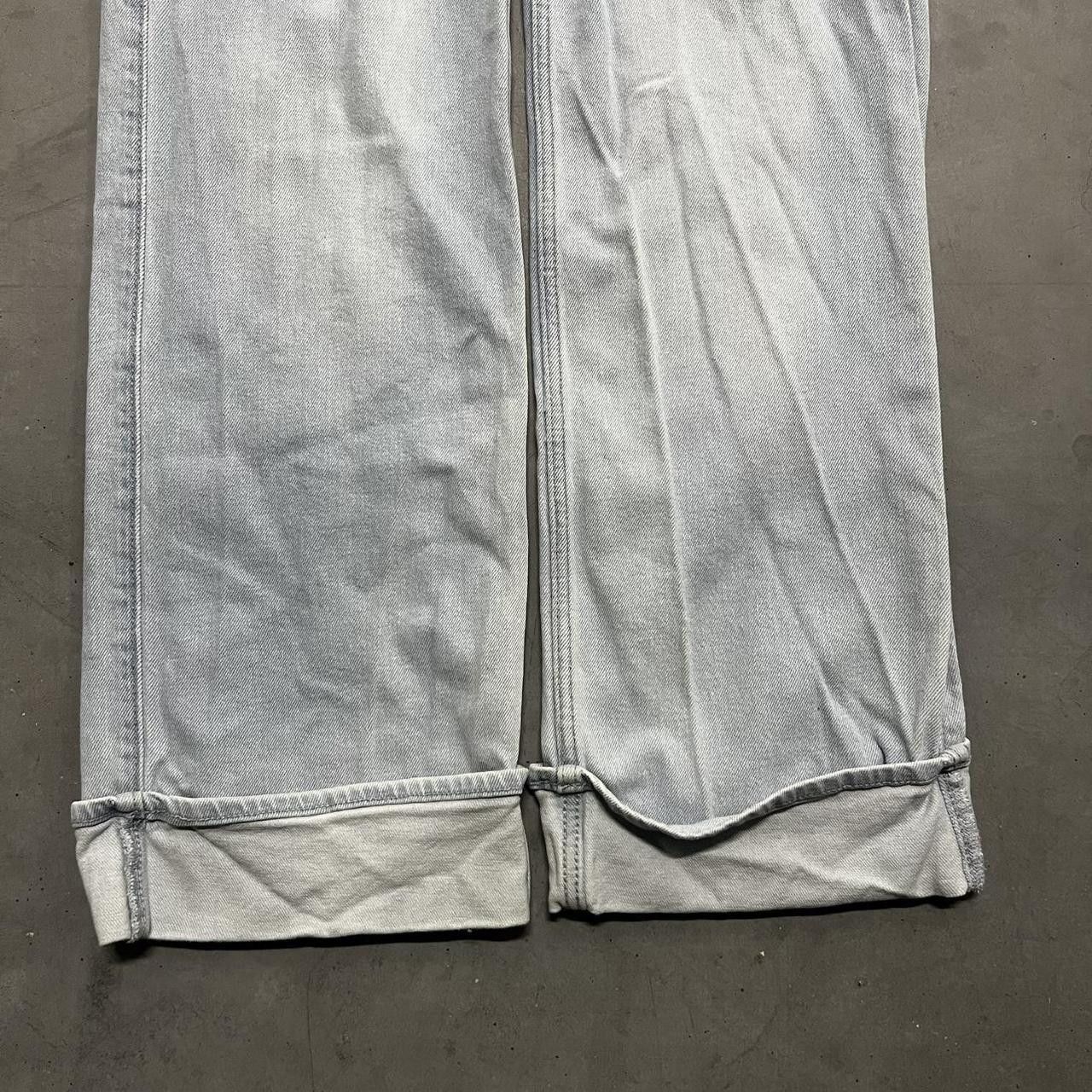 Vintage Crazy Vintage Y2K/2000s Super baggy High Rise Light Wash Denim Jeans ! Size 24" / US 00 / IT 34 - 3 Thumbnail