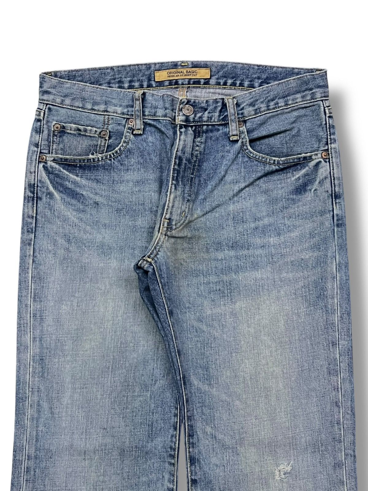 Uniqlo Bootcut Vintage Uniqlo B-002 Japan - Faded Wash Jeans Size US 32 / EU 48 - 4 Thumbnail