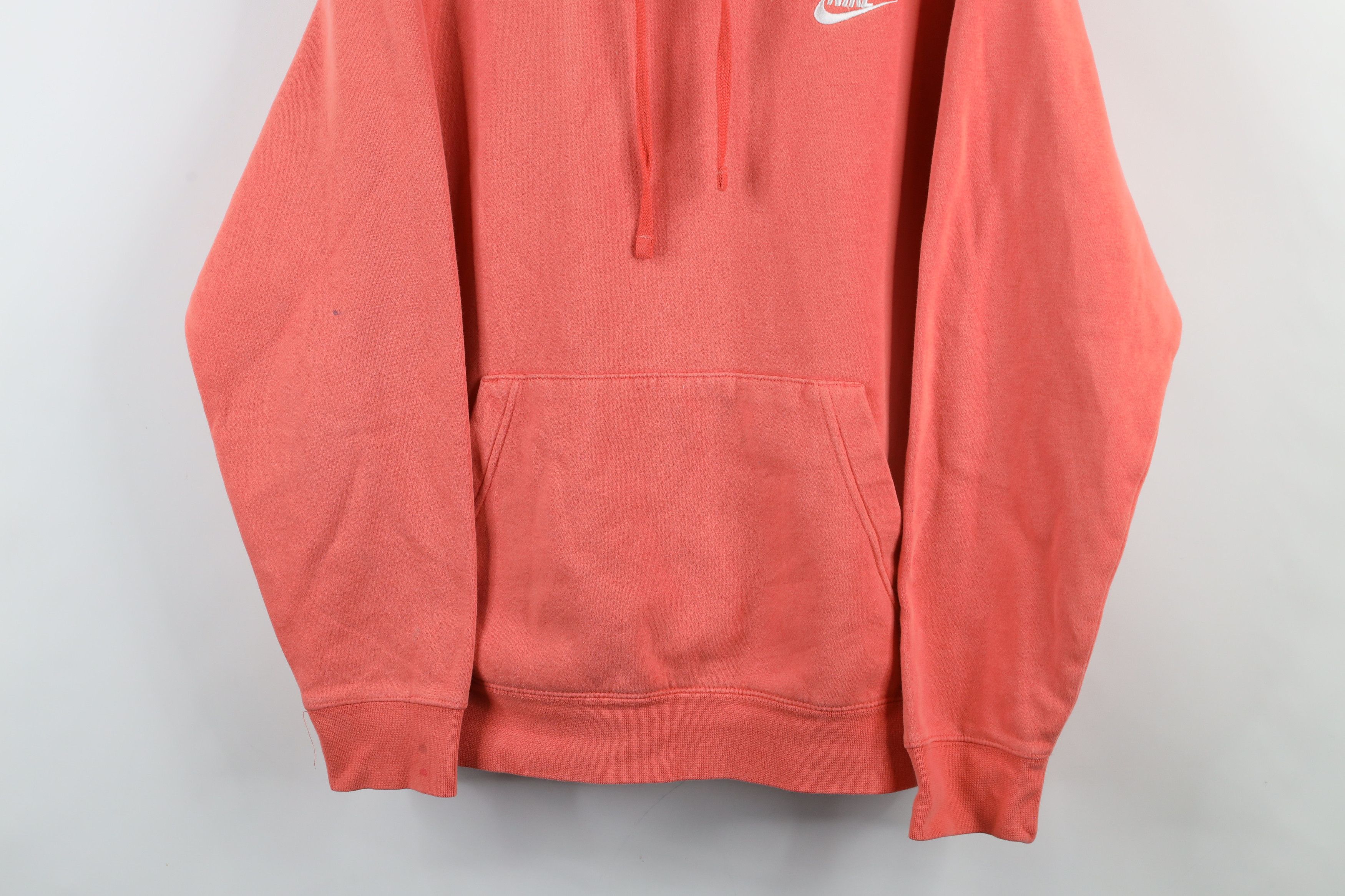 Nike × Vintage Vintage Y2K Nike Scott Mini Swoosh Hoodie Sweatshirt Pink Size US L / EU 52-54 / 3 - 3 Thumbnail