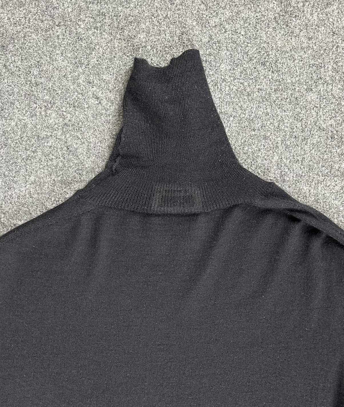 Jil Sander Jil Sander - 2000’s Cashmere Turtle Neck Sweater - Black Size XS / US 0-2 / IT 36-38 - 6 Thumbnail
