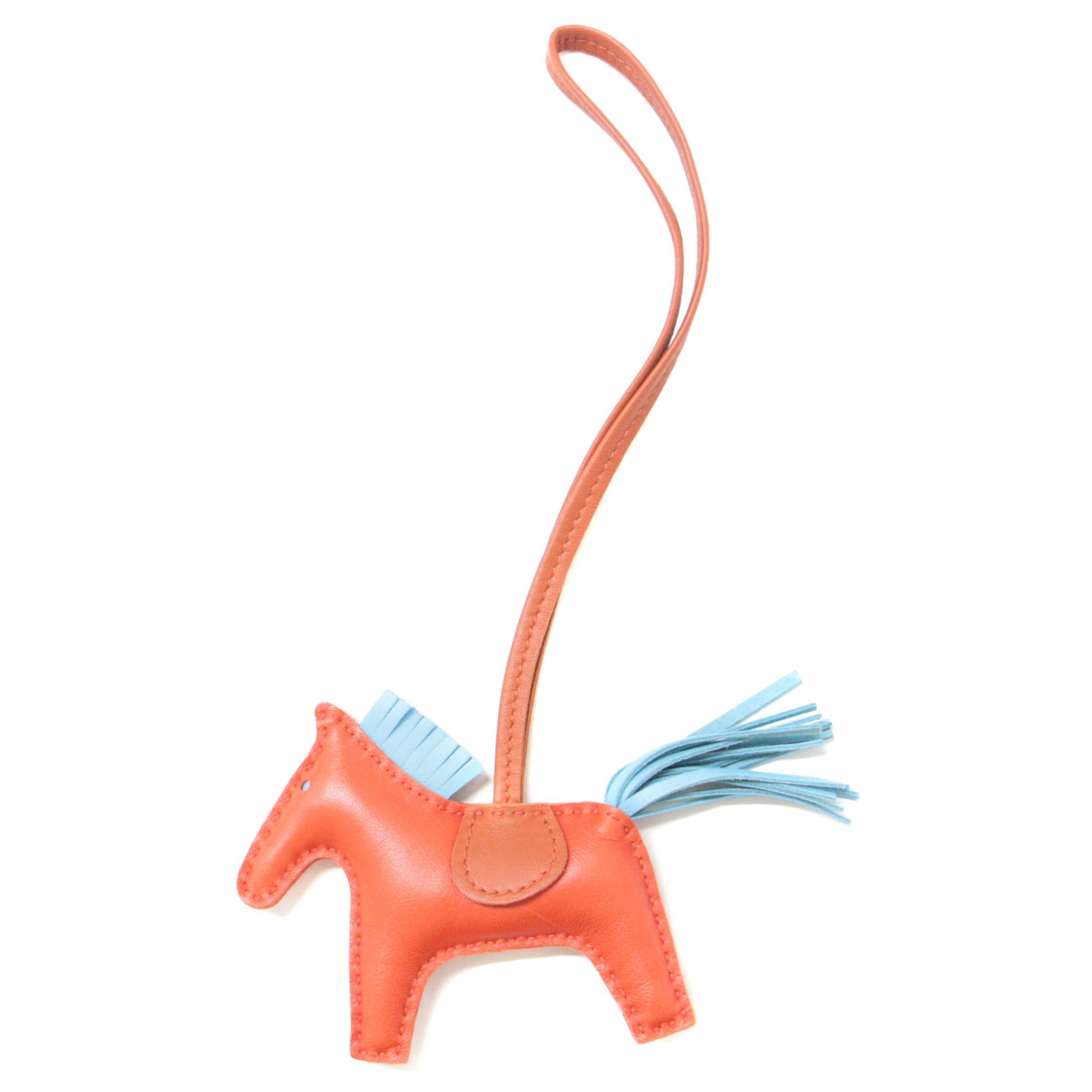 image of Hermes Charm Bag Capucines Celeste Cornelian Rodeo Pm Anu Milo Horse A Stamp, Women's