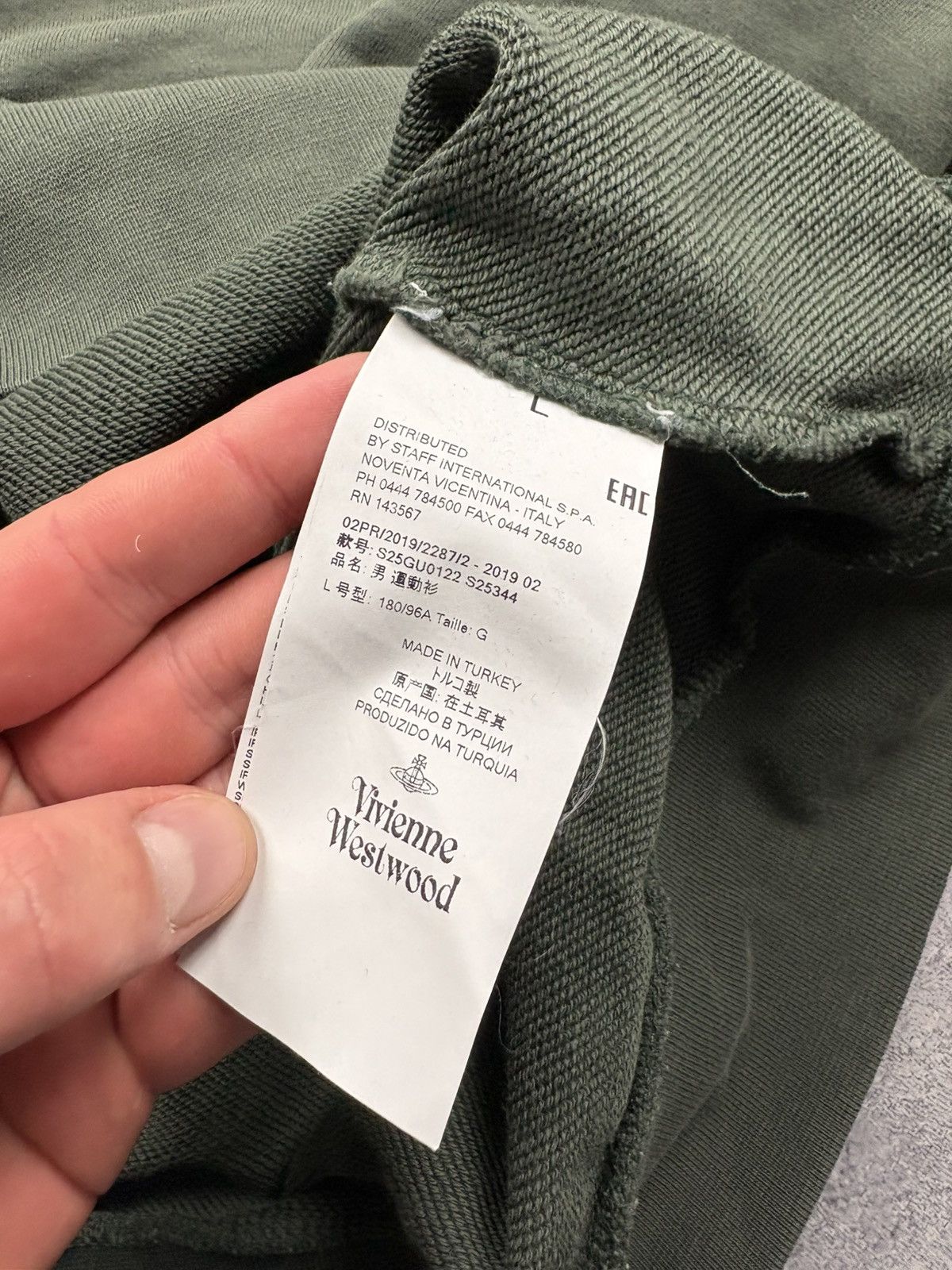 Vivienne Westwood VIVIENNE WESTWOOD Vintage Mini Logo Luxury Sweatshirt Hype Size US L / EU 52-54 / 3 - 7 Thumbnail