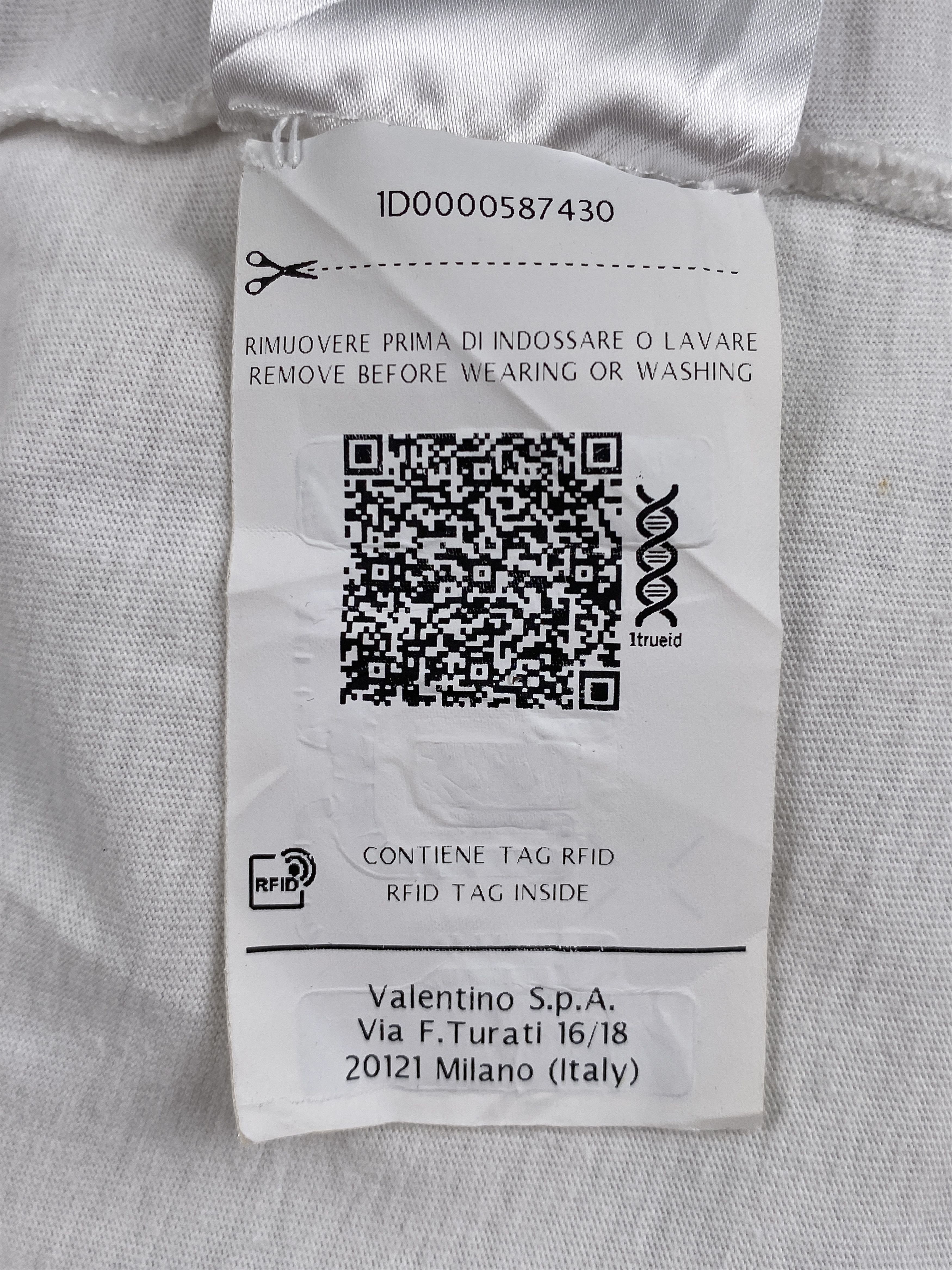 Valentino Oversized Constructed Go Logo T-shirt Size US S / EU 44-46 / 1 - 17 Thumbnail