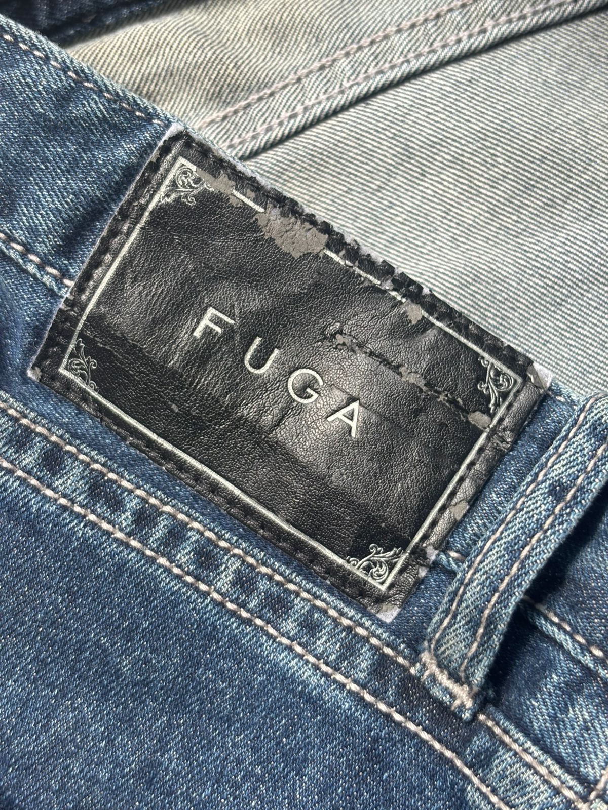 GOSTAR DE FUGA 2000s Gostar De Fuga Claw Marks Washed Jeans Size US 29 - 10 Thumbnail
