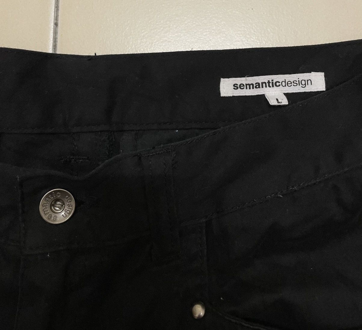 Japanese Brand Semantic Design Cargo Strap Bondage Flare Pants Size US 32 / EU 48 - 10 Thumbnail