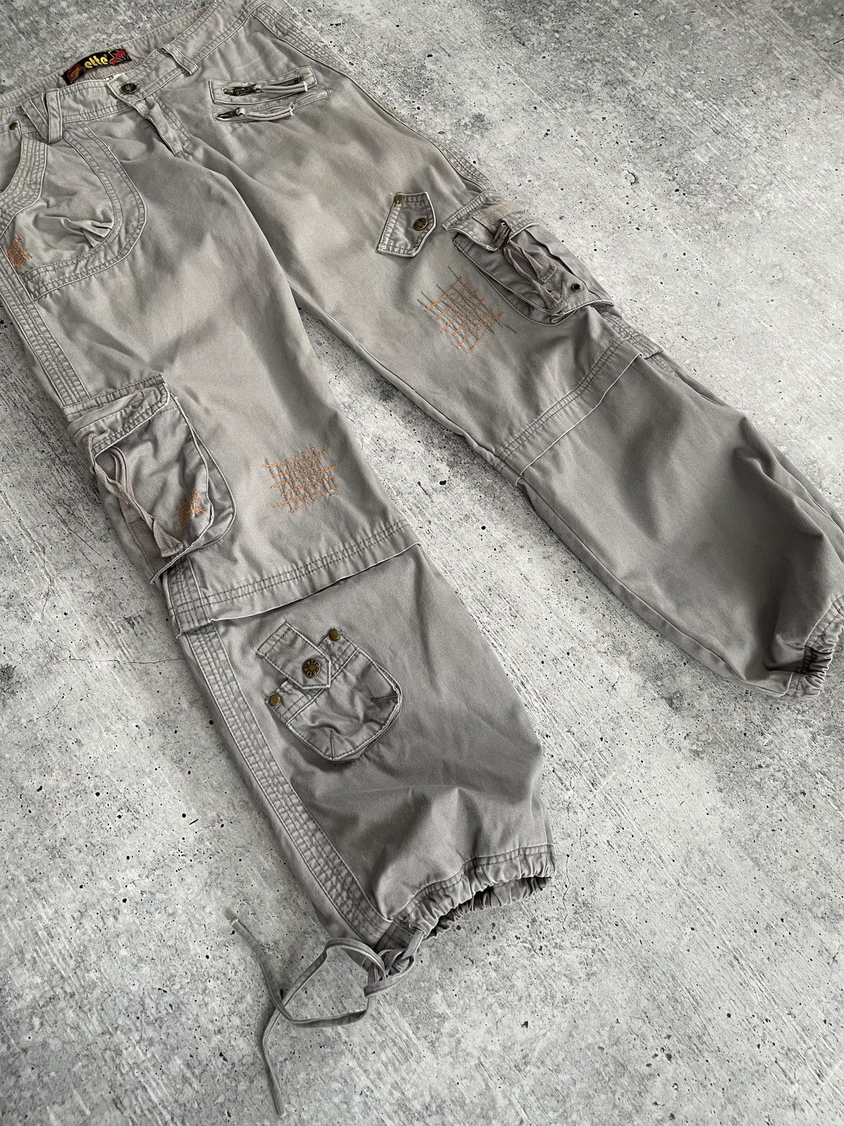Vintage Vintage ETTE Cargo Pants Size 29 Size 29" - 5 Thumbnail