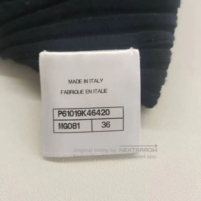 Chanel Chanel Black Cotton Summer Skirt . Size 23" - 3 Thumbnail