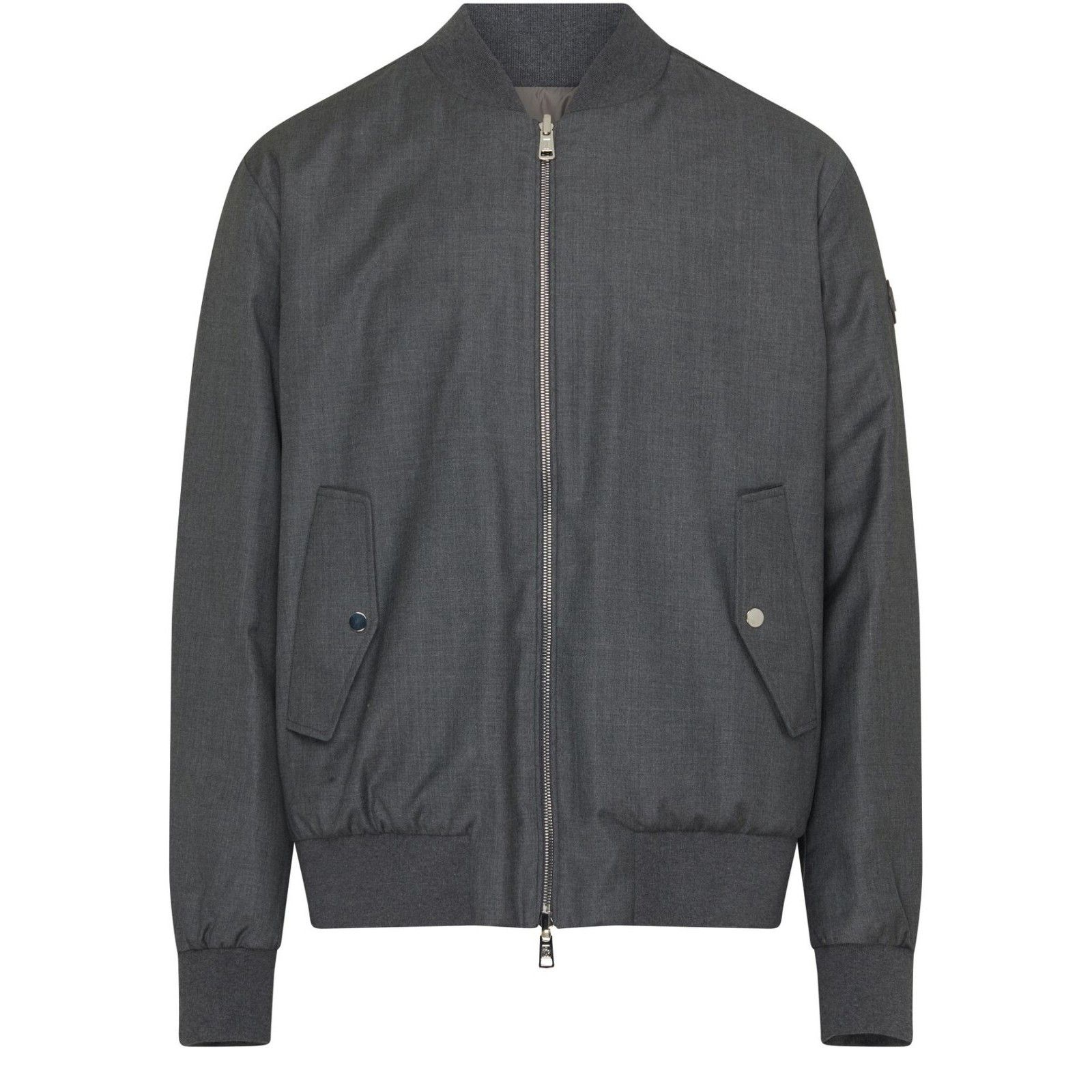 Moncler MONCLER Aver Men's Dark Gray Reversible Down Jacket New (Men Size US XL / EU 56 / 4 - 1 Thumbnail