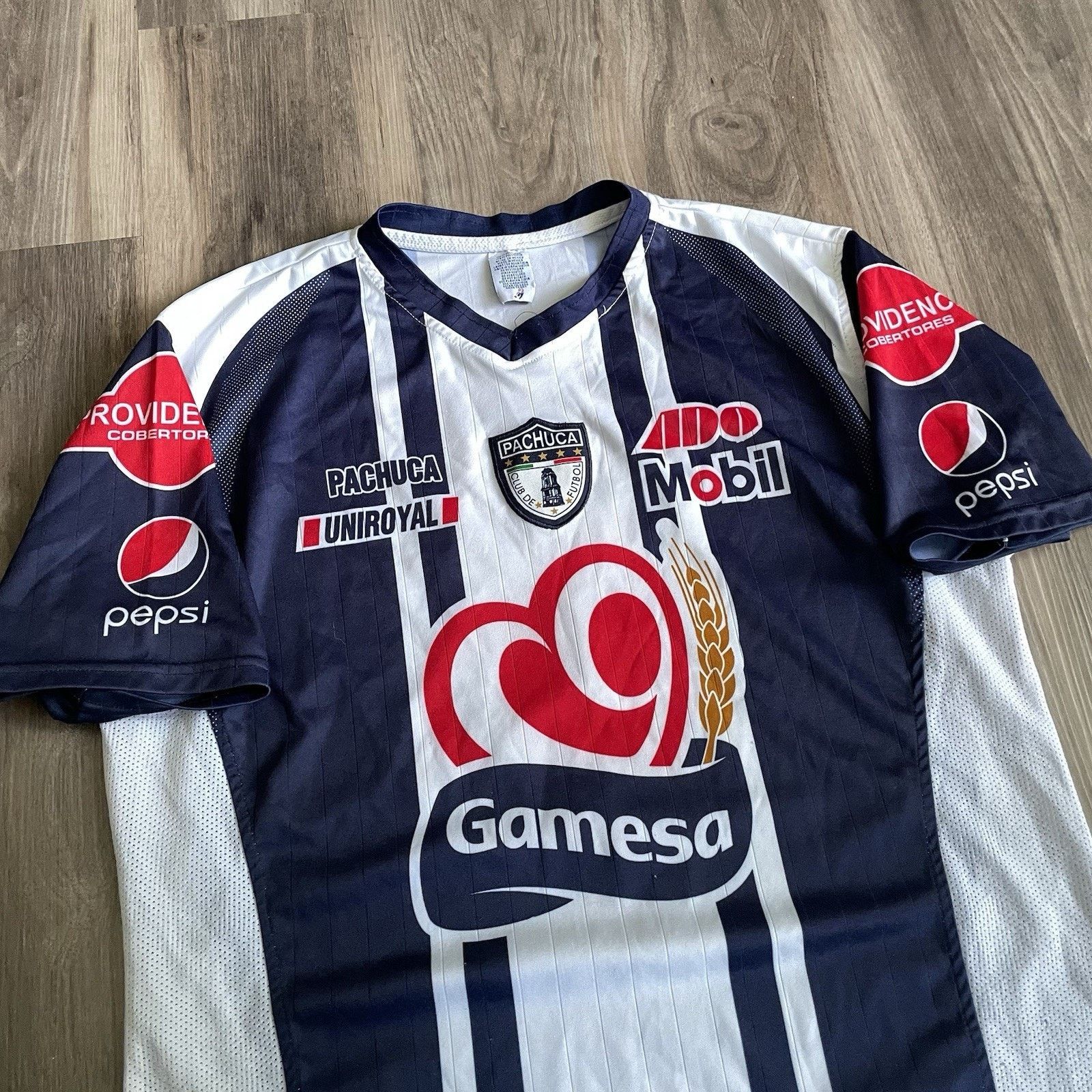Vintage Club Pachuca Home Soccer Jersey Gamesa Office Depot Size L Size US L / EU 52-54 / 3 - 2 Thumbnail