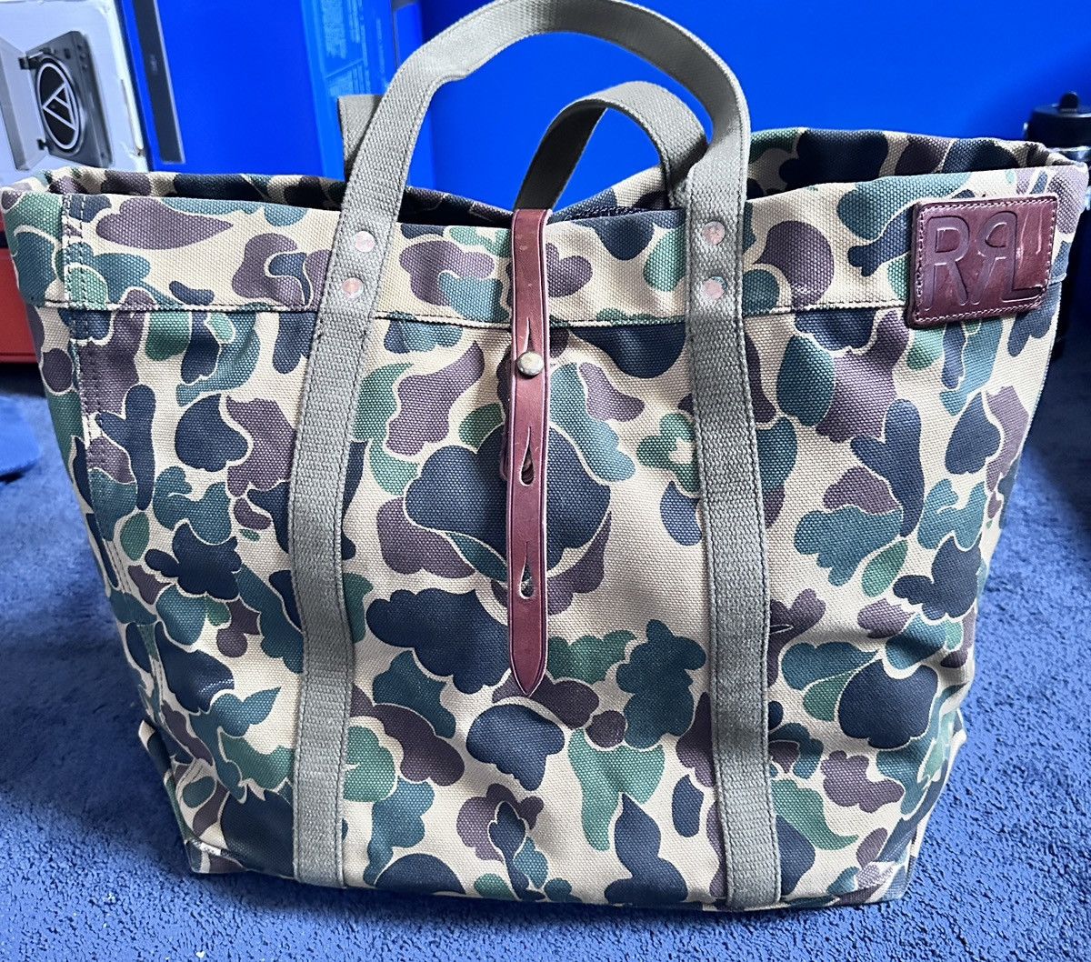 image of Rrl Ralph Lauren Rrl Camo Tote, Men's