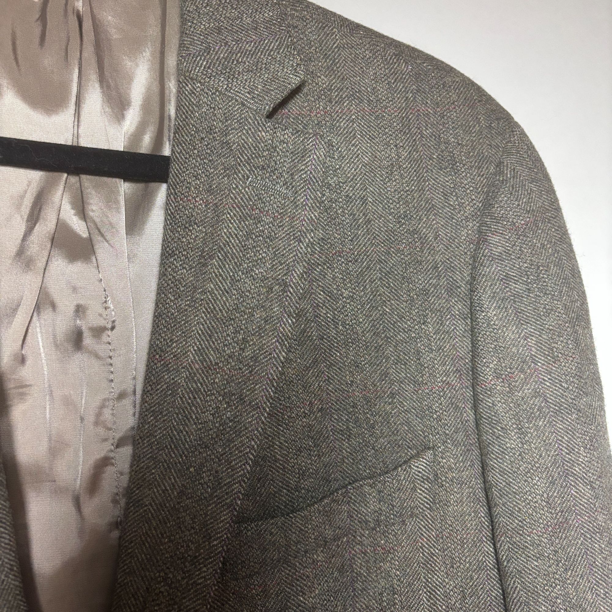 Ralph Lauren Lauren Ralph Lauren Silver Label Mens Herringbone Blazer Twe Size 40R - 11 Thumbnail