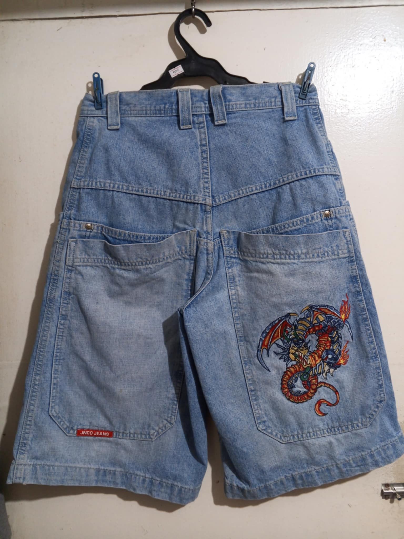 JNCO 90S VINTAGE JNCO FLAME DRAGON Size US 28 / EU 44 - 2 Thumbnail