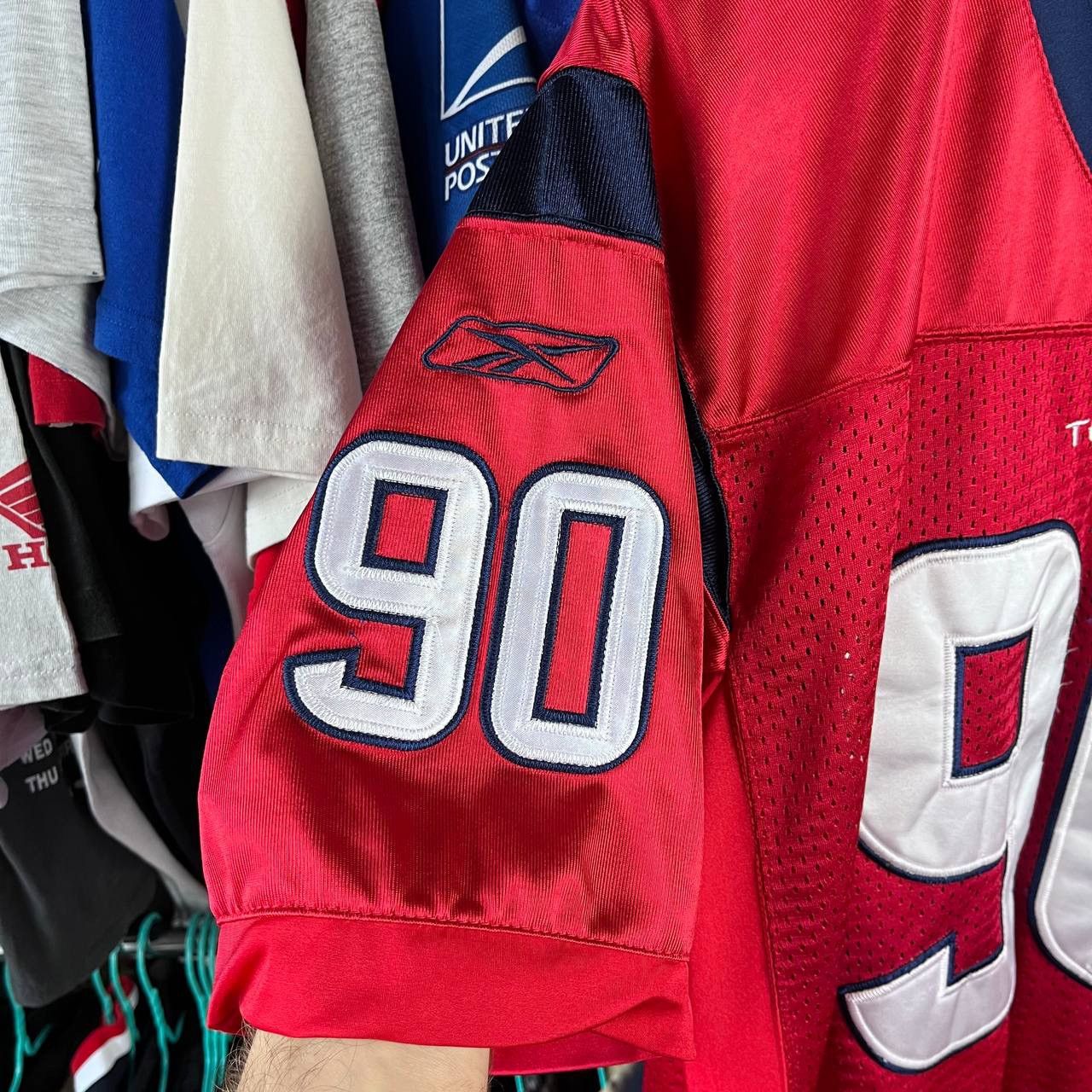 NFL × Reebok × Vintage Reebok Houston Texans #90 Mario Williams Football Jersey Size US M / EU 48-50 / 2 - 5 Thumbnail