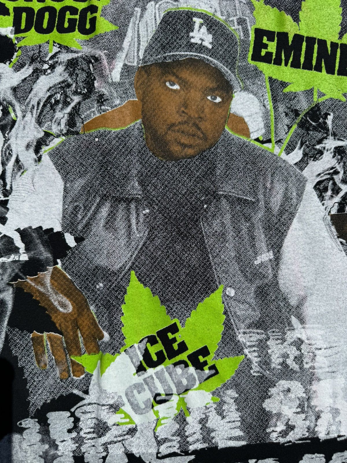 Band Tees × Eminem × Rap Tees 2000 Eminem Up In Smoke Tour All Over Print Rap Tour T-Shirt Size US M / EU 48-50 / 2 - 5 Thumbnail