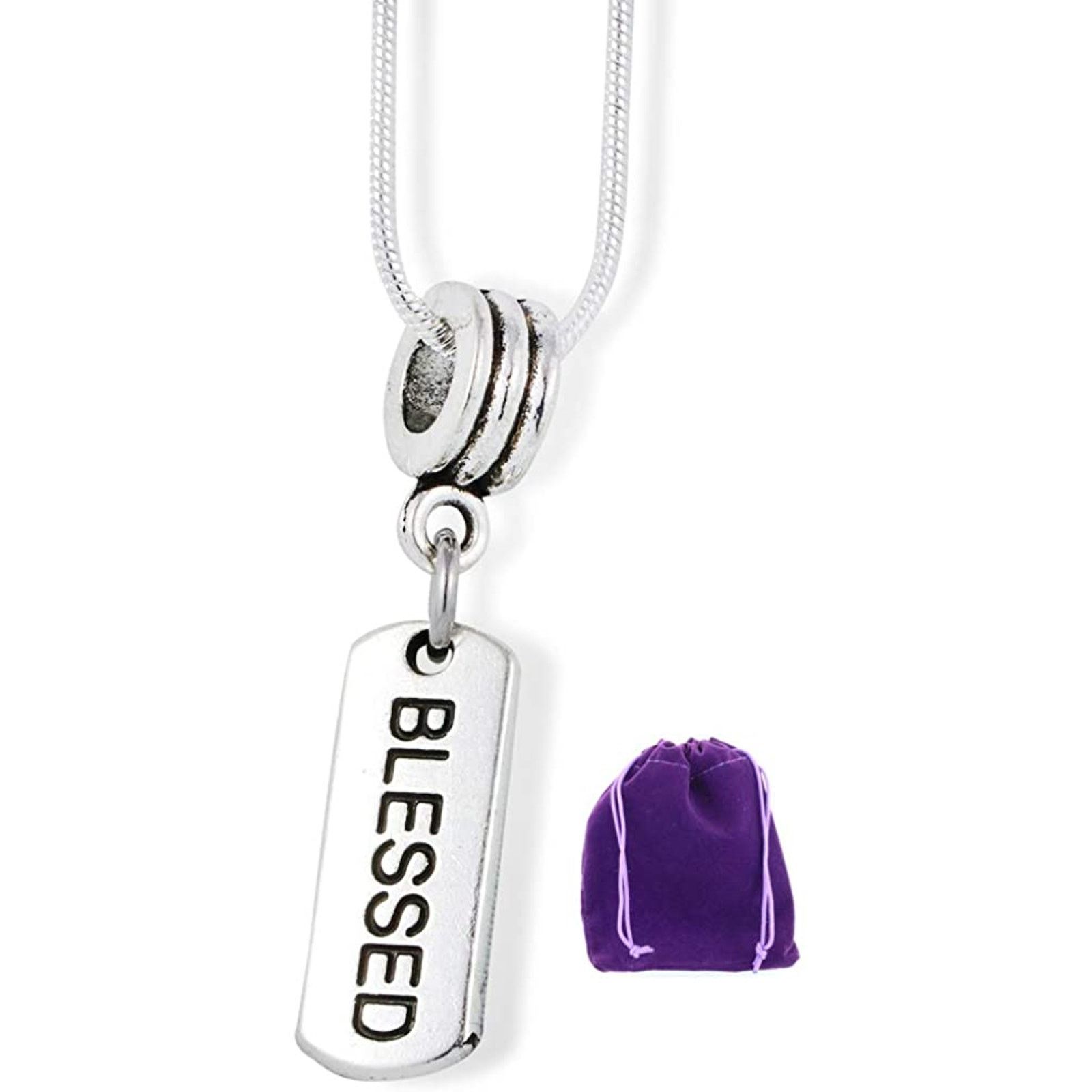 & Other Stories Blessed Necklace - Faith Religious Jewelry Chain Necklace Size ONE SIZE - 1 Thumbnail