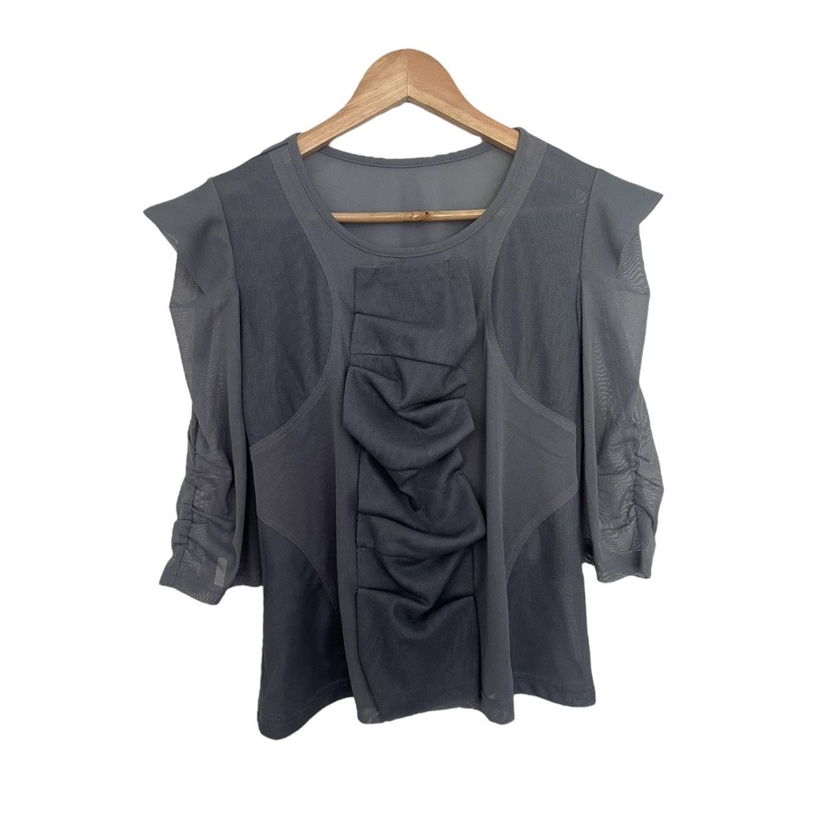 Japanese Brand Eiko kondo ruffle longsleeve Size XS / US 0-2 / IT 36-38 - 1 Thumbnail
