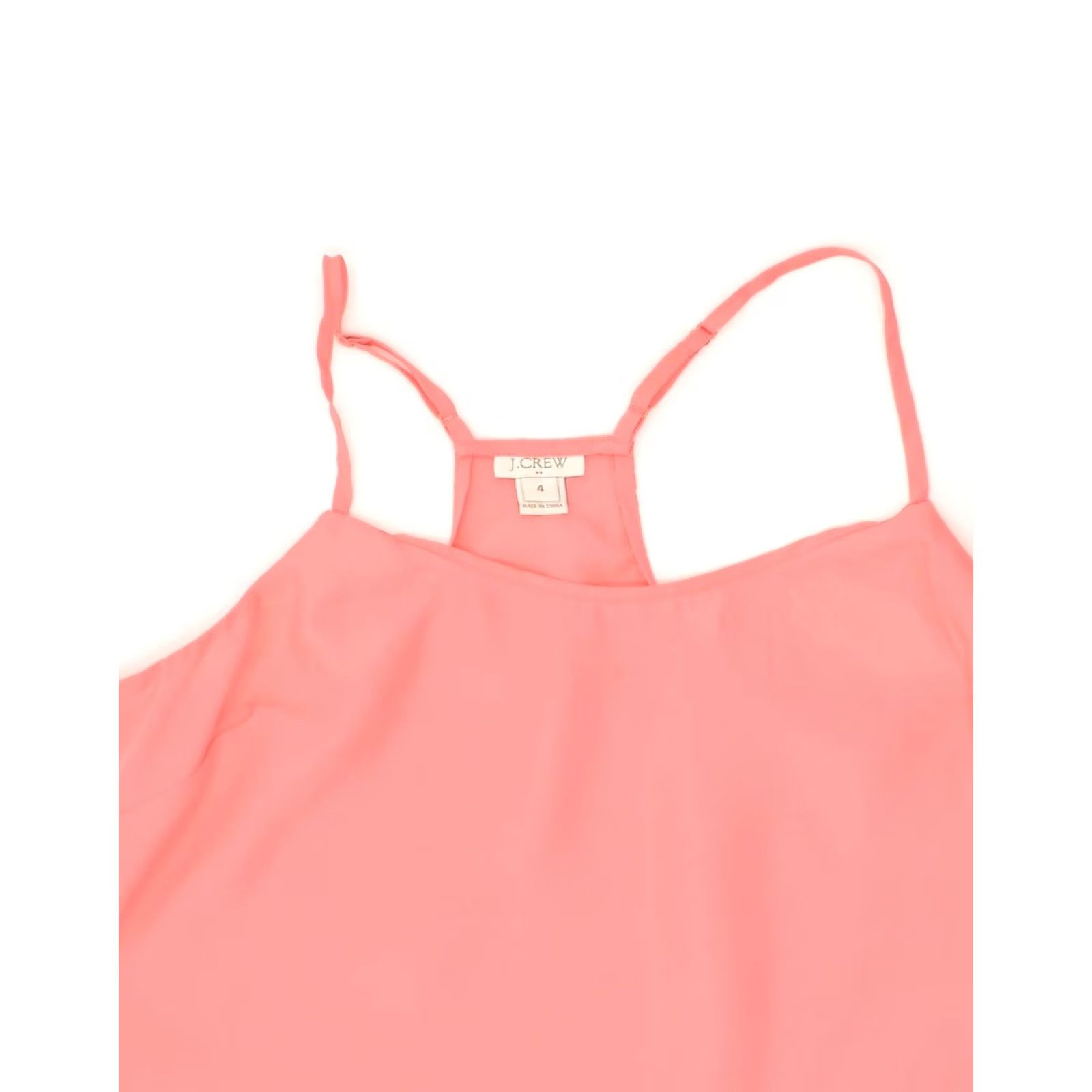 J.Crew J. CREW Womens Cami Top US 4 Small Pink Polyester Size S / US 4 / IT 40 - 3 Thumbnail
