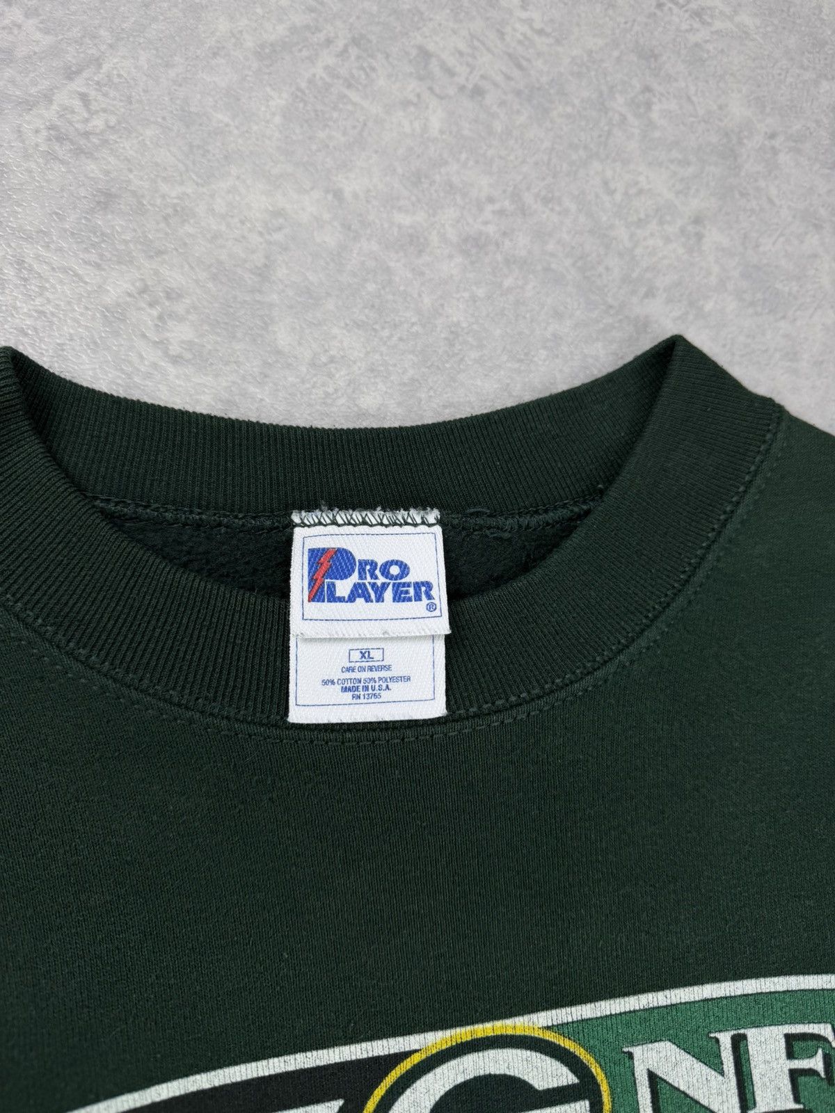 Pro Player 1997 Green Bay Packers NFC Champions Crewneck Sweatshirt Size US XL / EU 56 / 4 - 7 Thumbnail