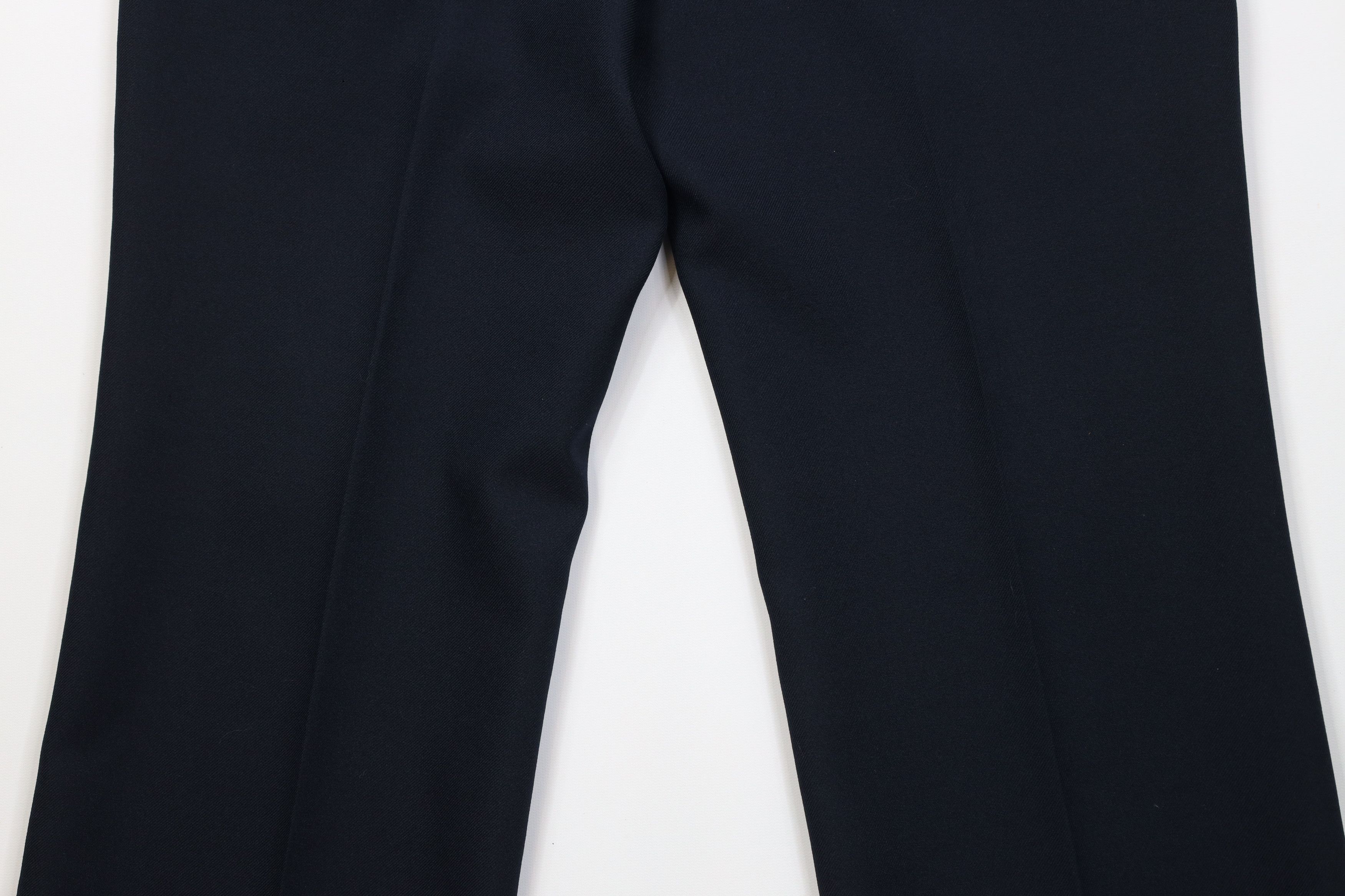 Vintage Vintage 70s Streetwear Wide Leg Chino Pants Navy Blue USA Size US 38 / EU 54 - 12 Thumbnail