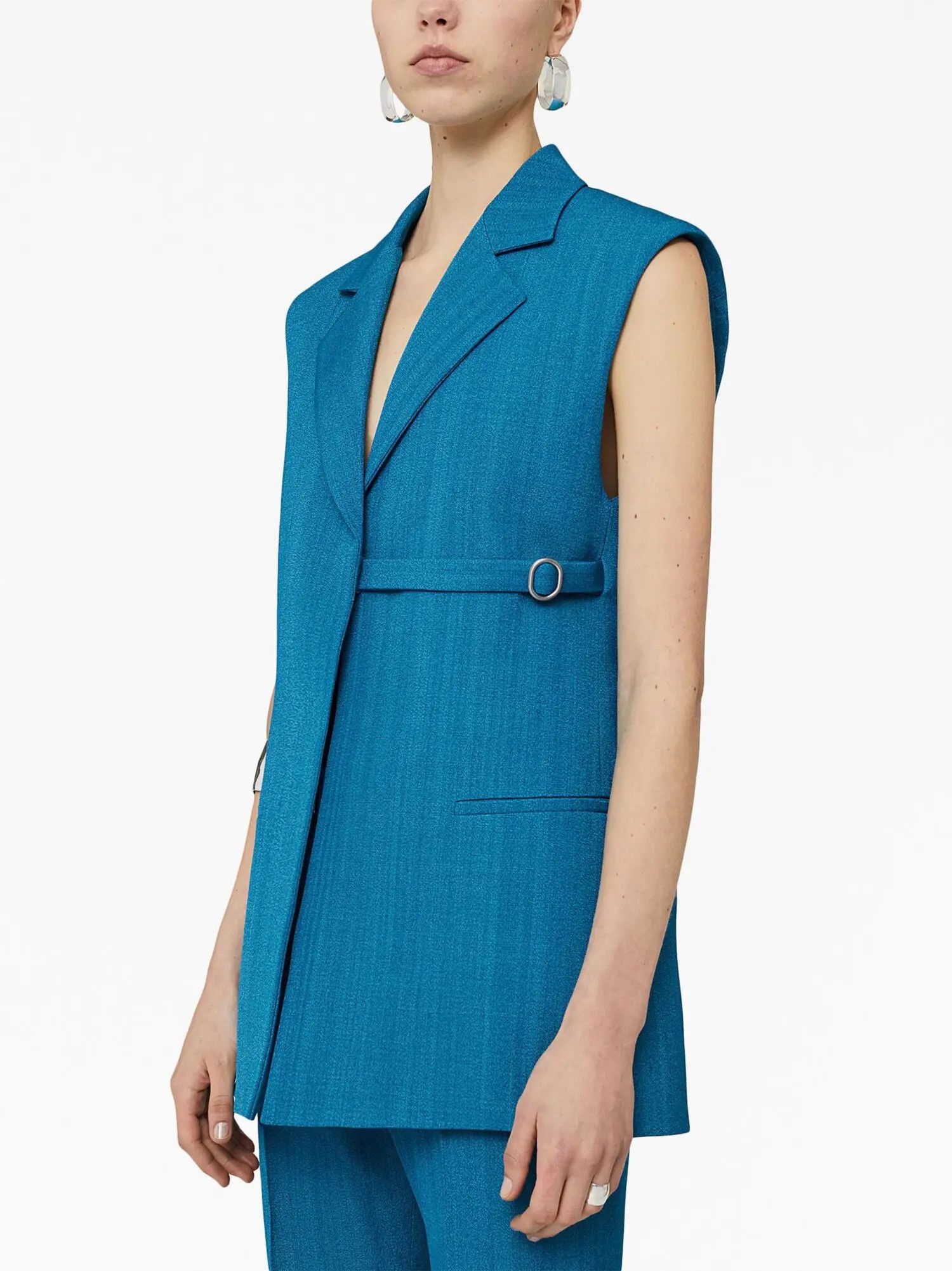 Jil Sander o1loc1c1124 Blazers in Blue Size XL / US 12-14 / IT 48-50 - 3 Thumbnail