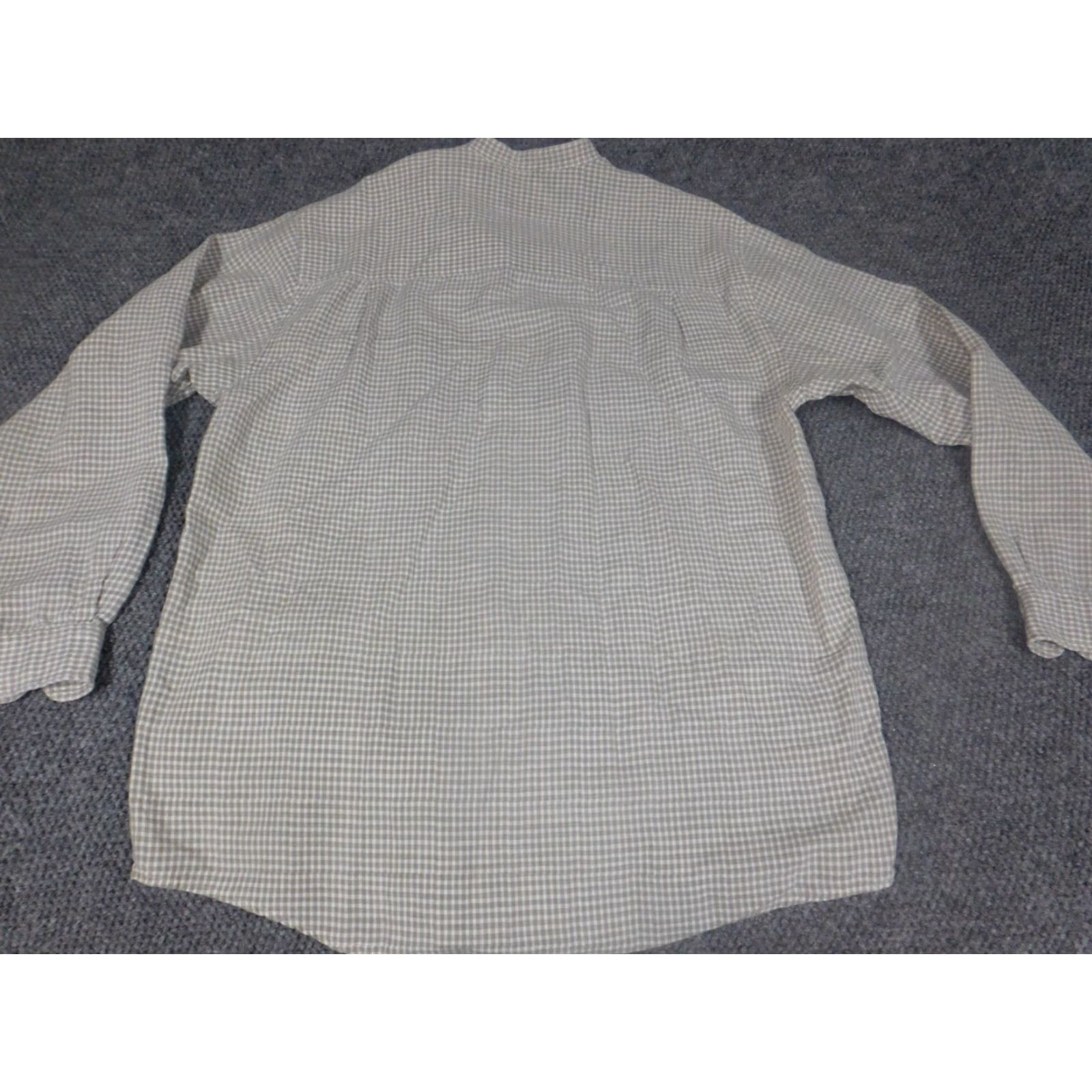 Eddie Bauer Eddie Bauer Shirt Mens Medium Beige Button-Down Cotton Regular Button Up Collared Long Sleeve Staples USA Vintage No Size US M / EU 48-50 / 2 - 6 Thumbnail
