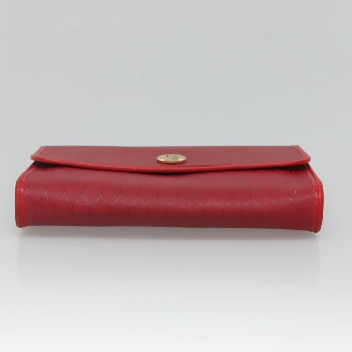 Dior DIOR Honeycomb Canvas Chain Shoulder Bag Pvc Red Gold Size ONE SIZE - 9 Thumbnail