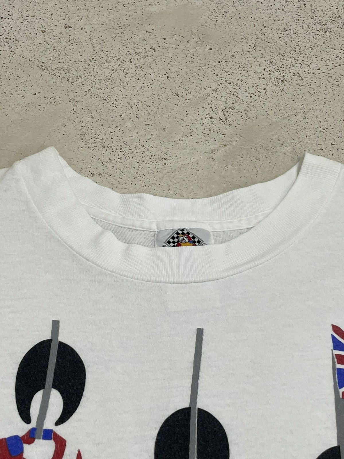 Vintage Bye Bye Windsor 1992 Caribe L., T. D. Union Jack Size US S / EU 44-46 / 1 - 9 Thumbnail