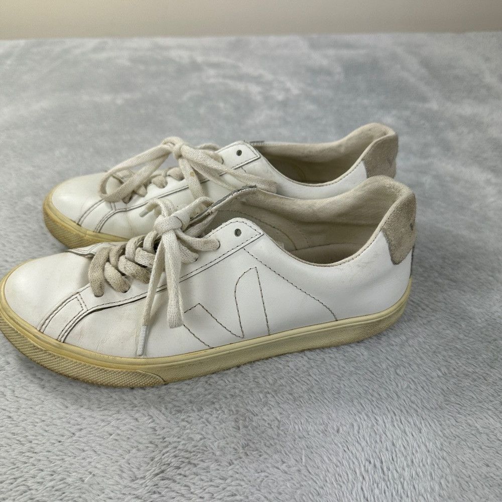 Veja Veja White Leather Sneakers Size 6 US Size US 6 / IT 36 - 7 Thumbnail