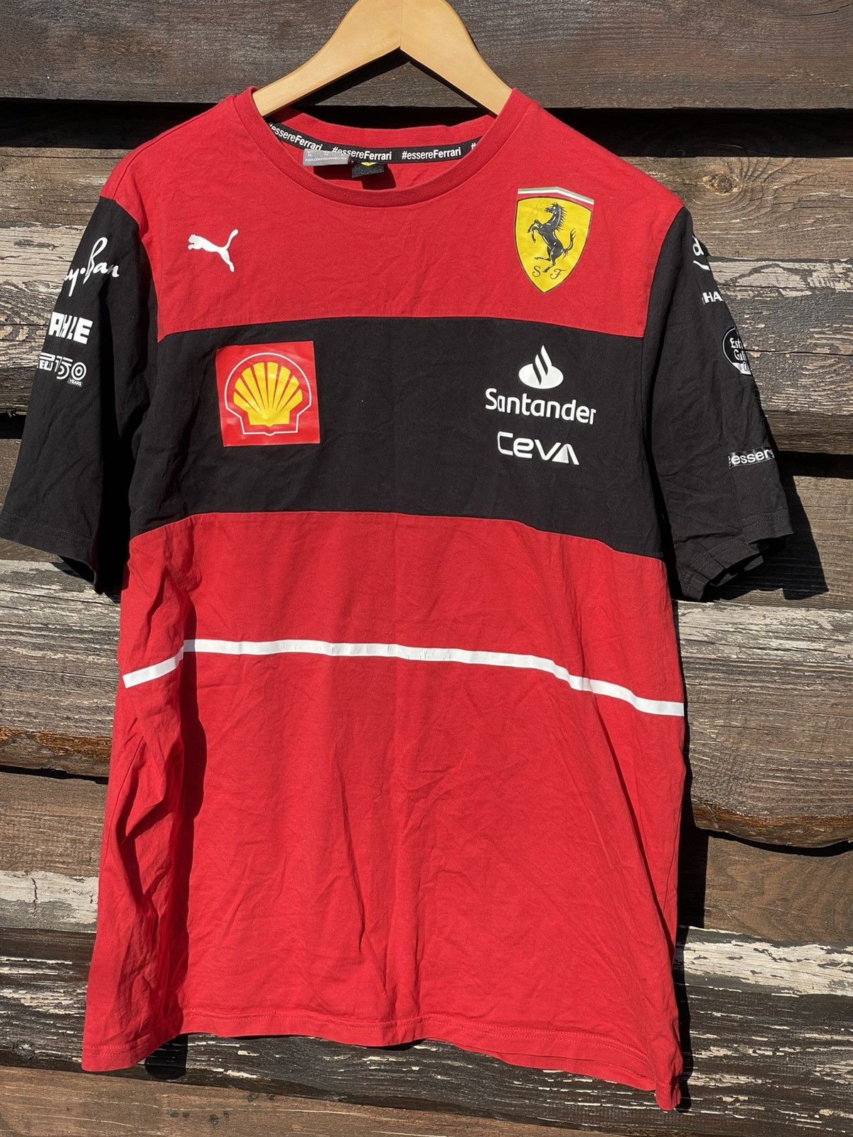 Ferrari × Puma Puma Ferrari #16 Charles Leclerc Formula 1 T-shirt jersey Size US XL / EU 56 / 4 - 2 Thumbnail