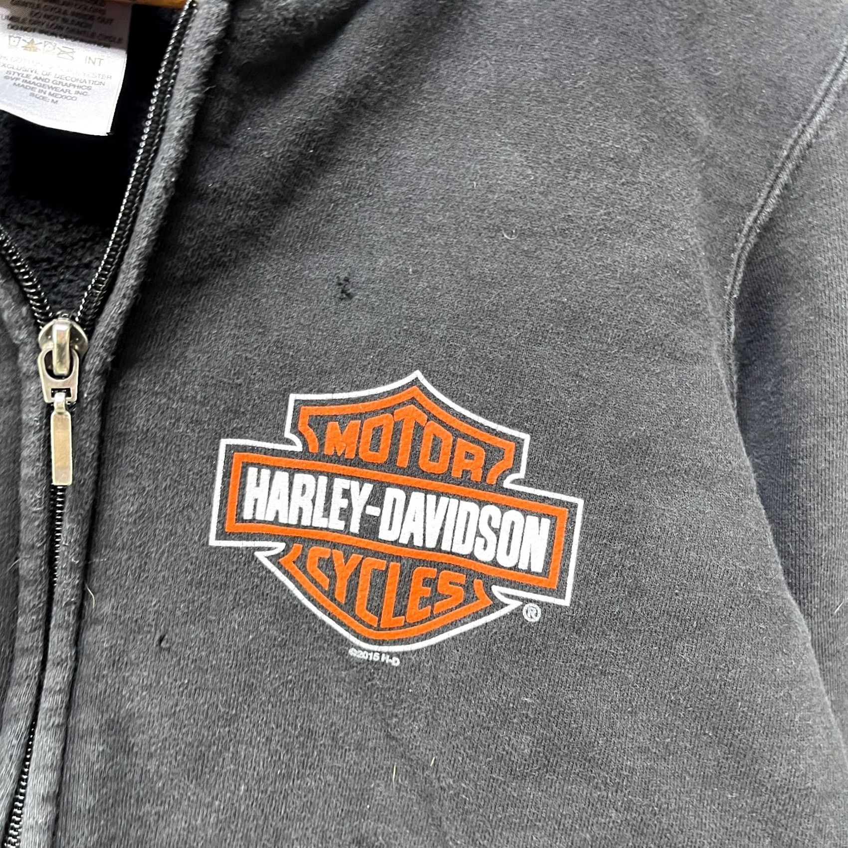Harley Davidson VINTAGE Harley Davidson Hoodie Medium Zip Up Embroidered Logo Size US M / EU 48-50 / 2 - 4 Thumbnail