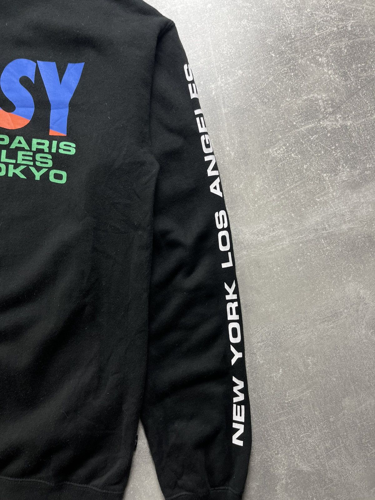 Stussy Stüssy World Tour “1980” Graphic Crewneck Sweatshirt Black Size US S / EU 44-46 / 1 - 3 Thumbnail