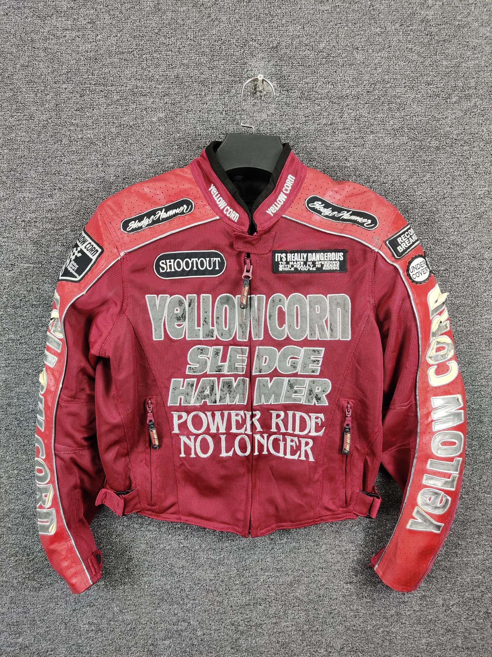 YELLOW CORN Yellow Corn Sleeveless Motorcycle Jacket | Grailed