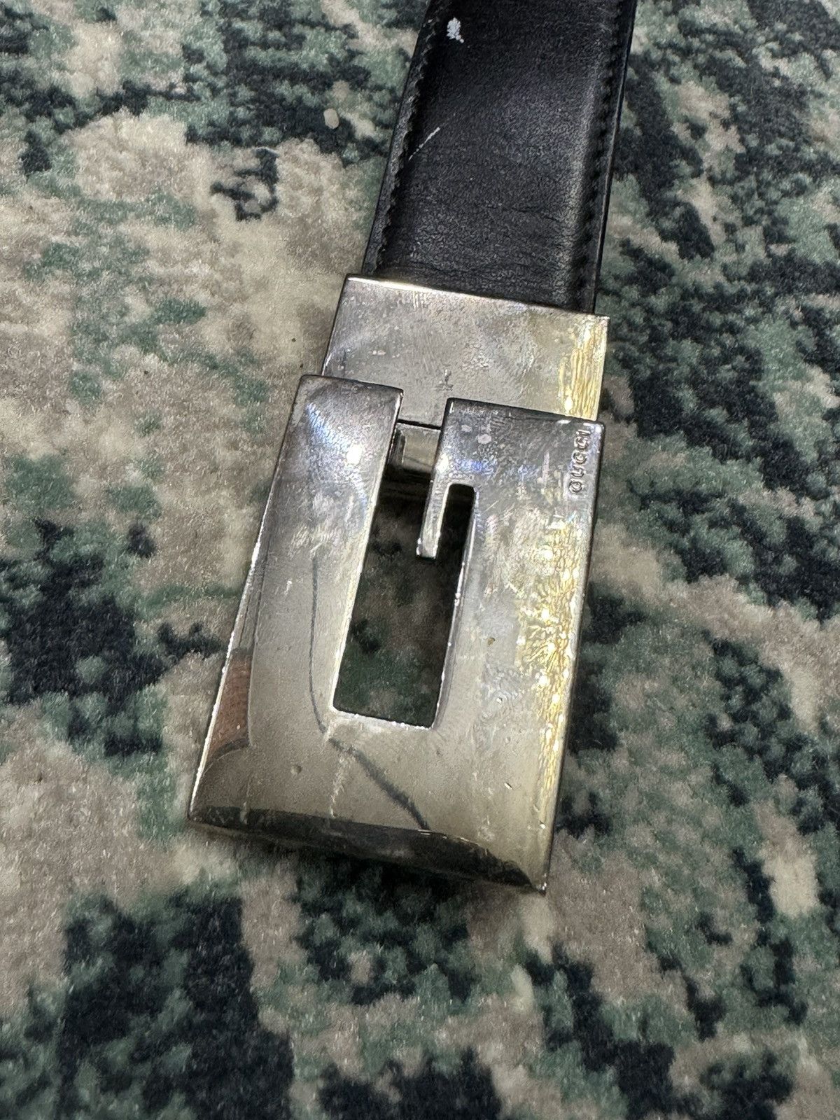 Gucci VINTAGE GUCCI BI-WAY LEATHER BELT Size 28 - 2 Thumbnail
