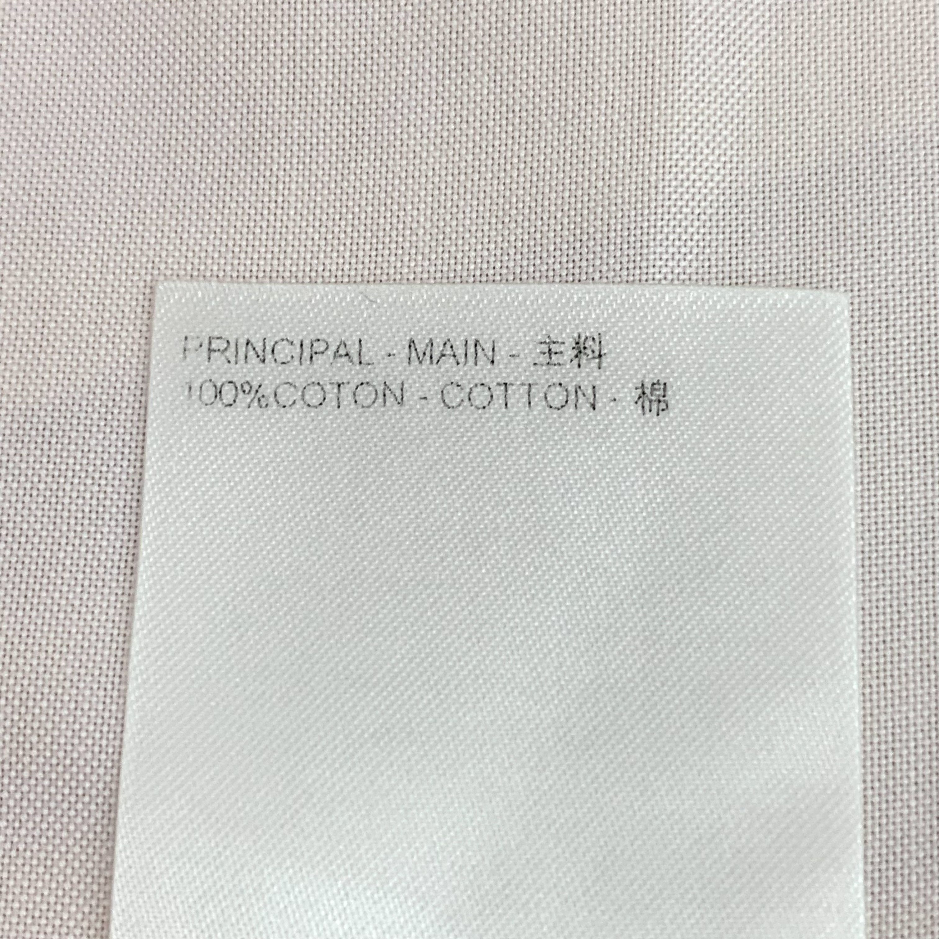Louis Vuitton Louis Vuitton Pink Logo Embroidered Cotton Shirt (43) Size US S / EU 44-46 / 1 - 3 Thumbnail
