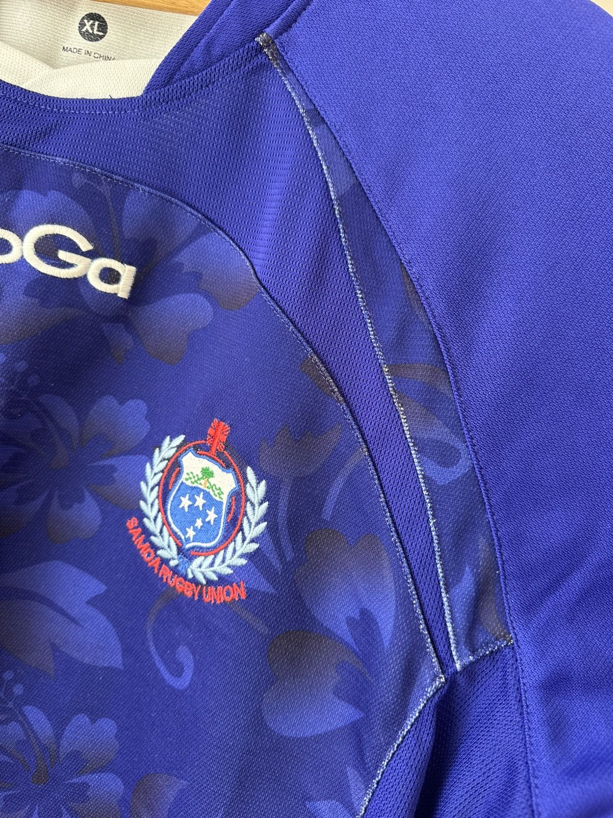 Vintage Samoa 2011-2012 World Cup Home Rugby Jersey Blue Shirt Kit Size US XL / EU 56 / 4 - 12 Thumbnail