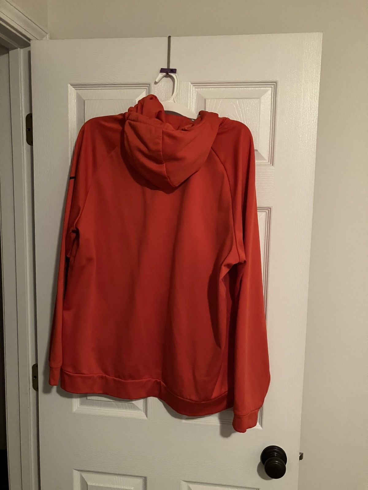Nike NIKE Dri-Fit Safety Orange Swoosh Hoodie Mens Size XL Size US XL / EU 56 / 4 - 6 Thumbnail