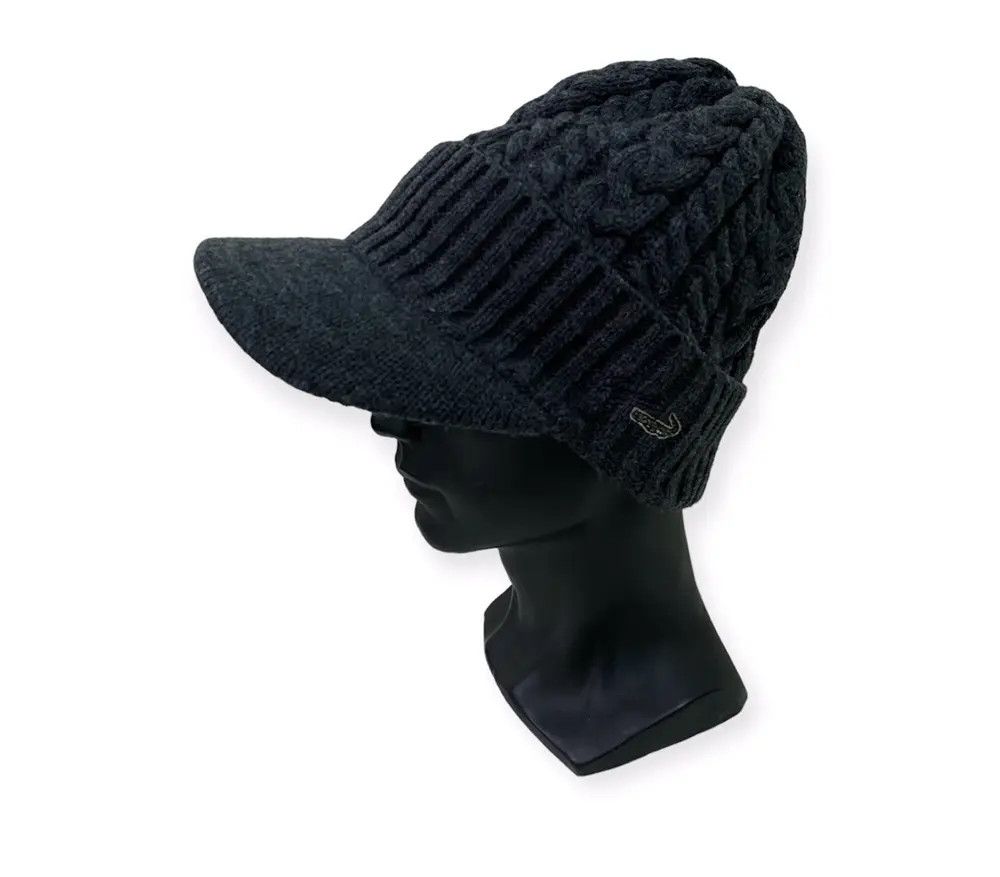 Japanese Brand × Vintage Vintage Crocodile Small Logo Knit Beanie Hat Size ONE SIZE - 1 Thumbnail