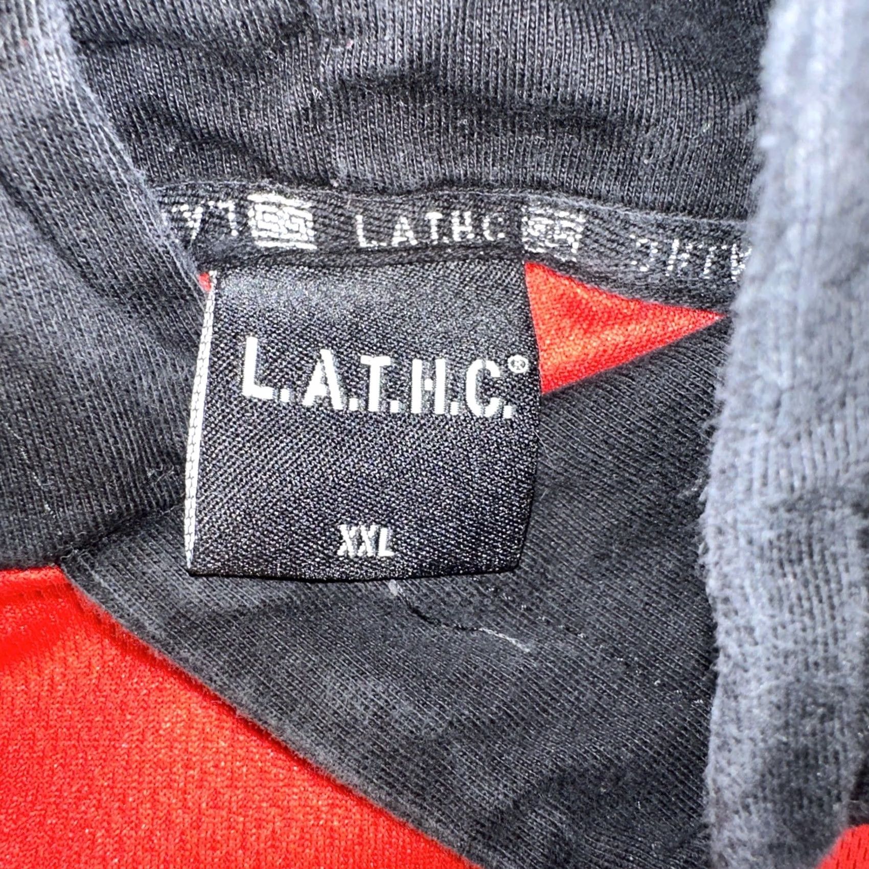 Vintage VINTAGE LATHC Hoodie Mens Red 2XL Short Sleeve Pullover Hoodie Mens Red 2XL Short Sleeve Pullover Size US XXL / EU 58 / 5 - 2 Thumbnail