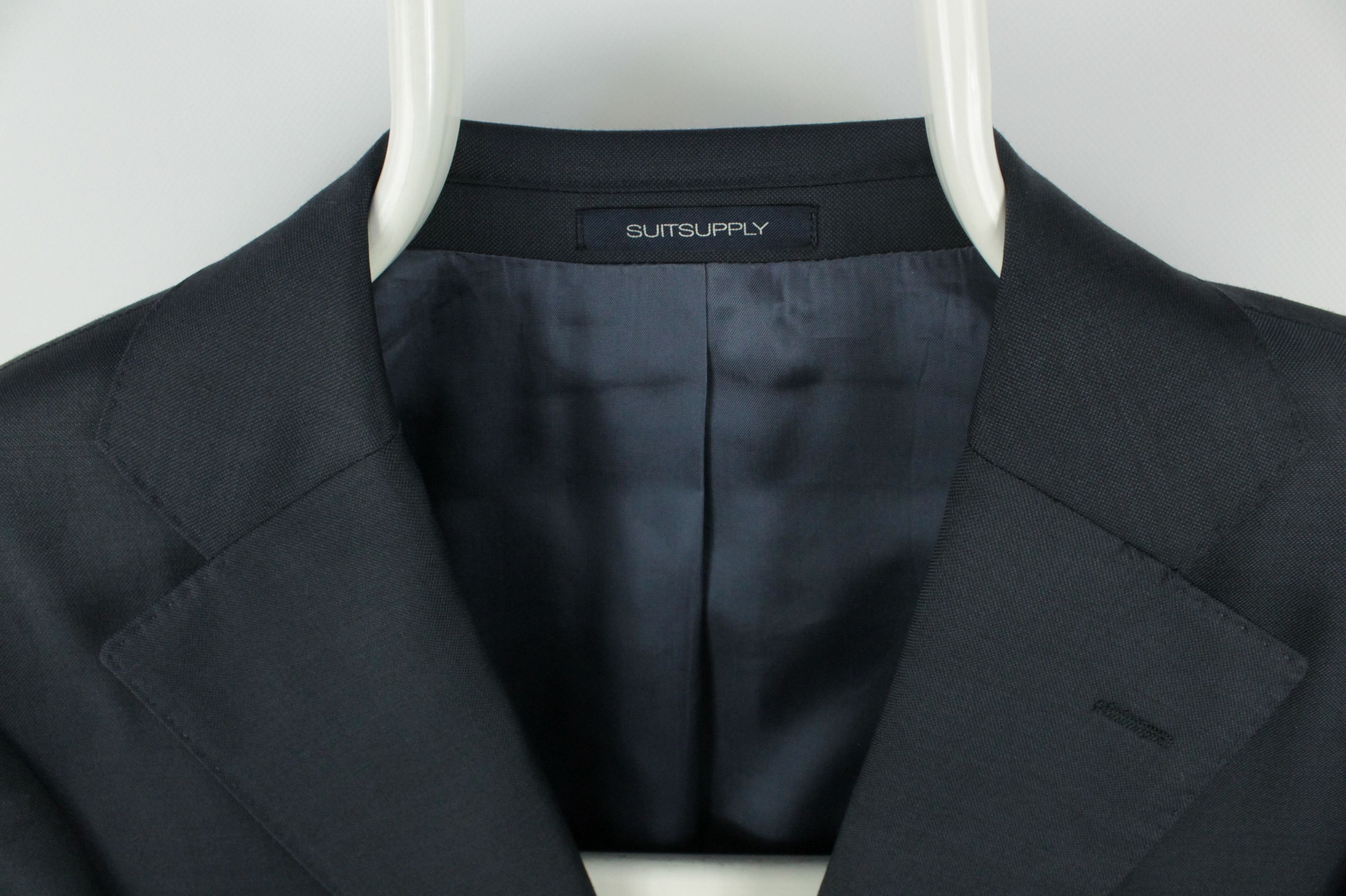 Suitsupply Suitsupply Lazio Single-Breasted Slim Fit Navy Wool Blazer Size US M / EU 48-50 / 2 - 5 Thumbnail