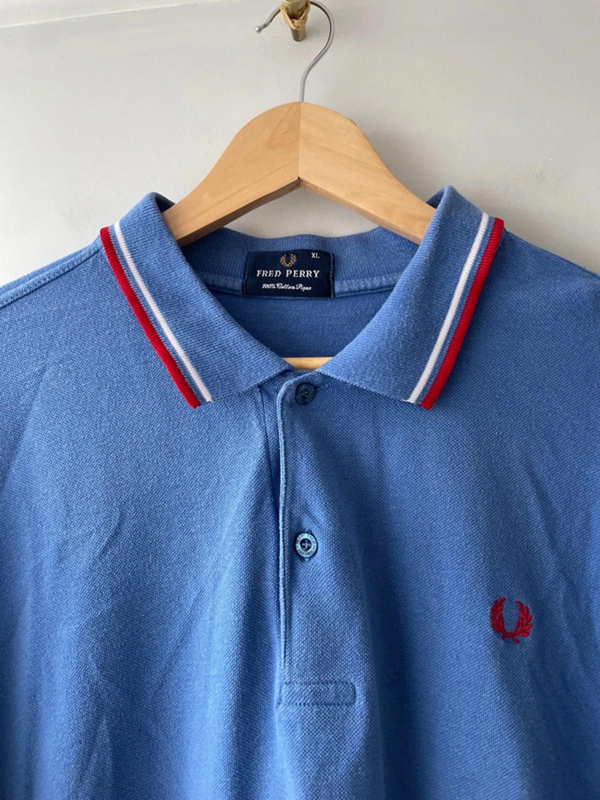 Fred Perry Men’s Fred Perry Classic Polo Shirt In Blue - XLarge - 2882 Size US XL / EU 56 / 4 - 3 Thumbnail