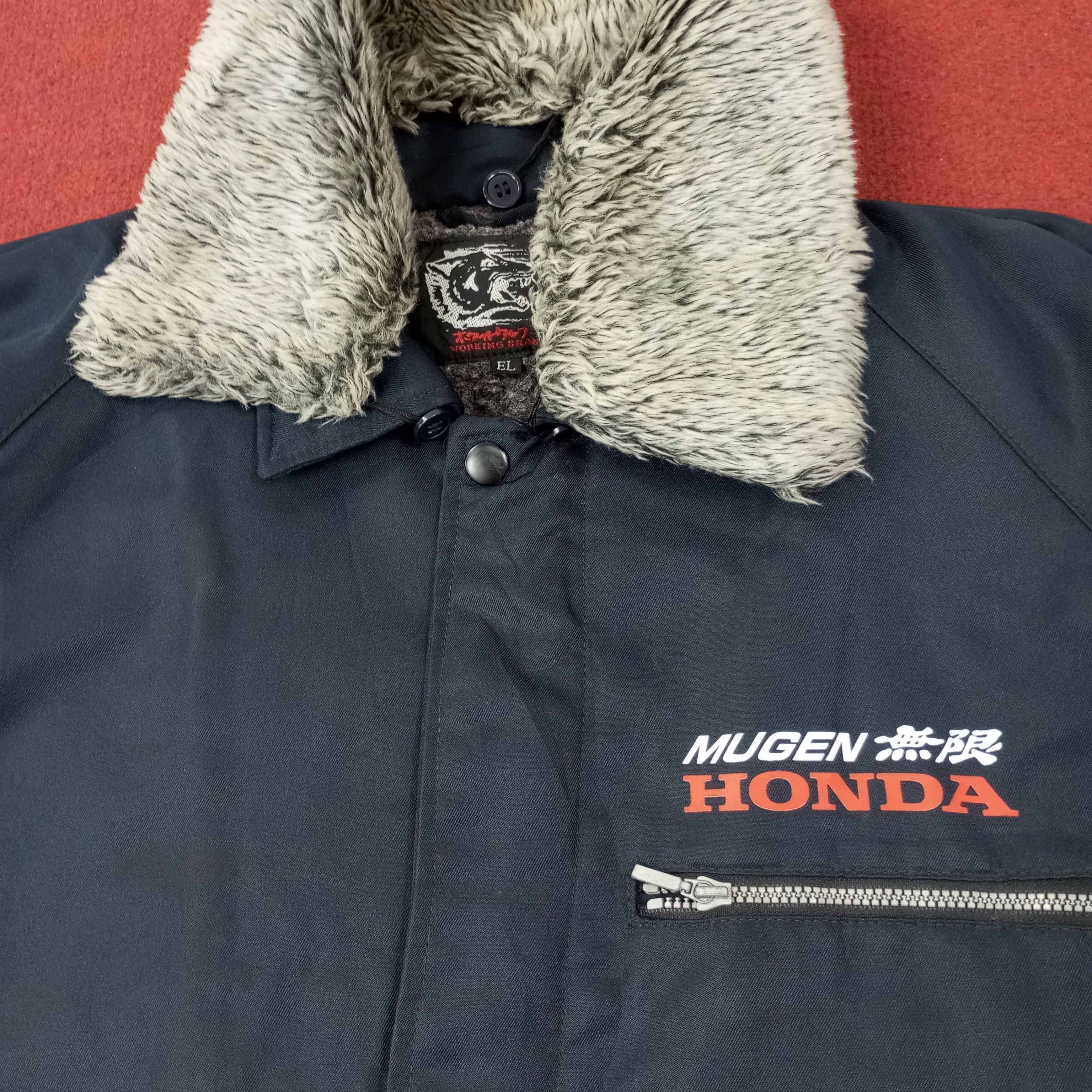 Vintage Mugen Honda Motorsports Workwear Custom Jacket c238n13 Size US XL / EU 56 / 4 - 4 Thumbnail