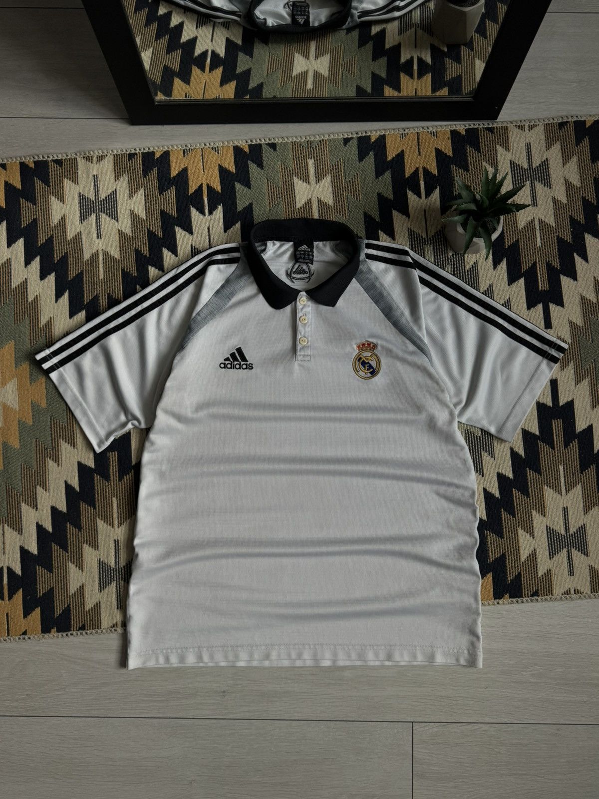 Adidas Vintage Adidas Real Madrid 2004-05 Blockcore Soccer Jersey Size US L / EU 52-54 / 3 - 1 Thumbnail