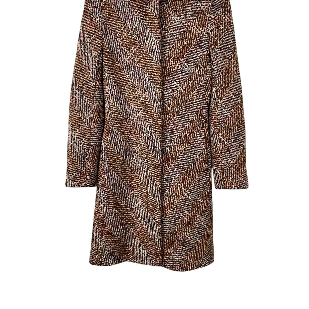 Max Mara MAX MARA TWEED KNITTED LONG COAT Size XS / US 0-2 / IT 36-38 - 4 Thumbnail