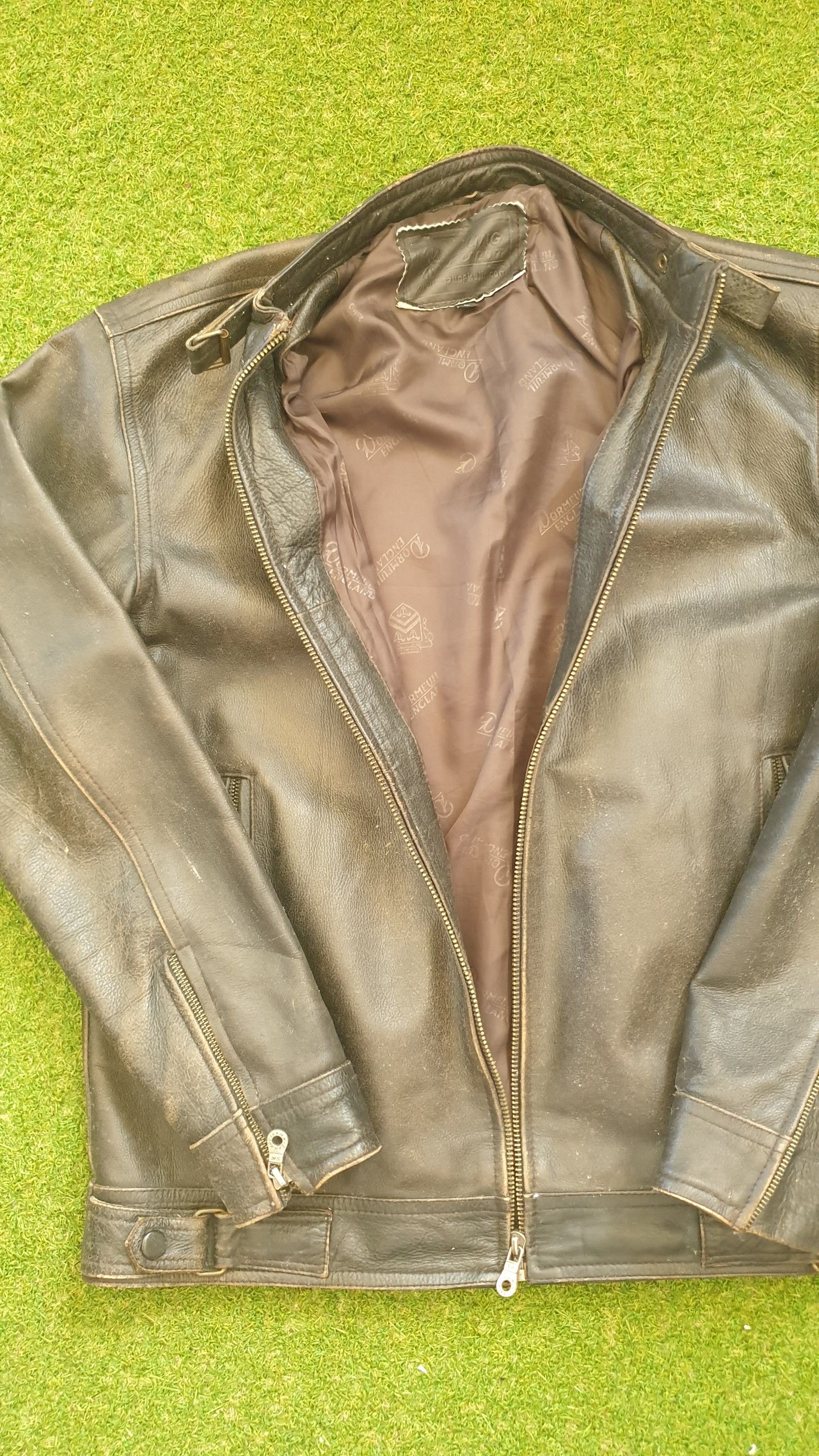 Vintage SHEEPSKIN LEATHER JACKET Size US L / EU 52-54 / 3 - 3 Thumbnail