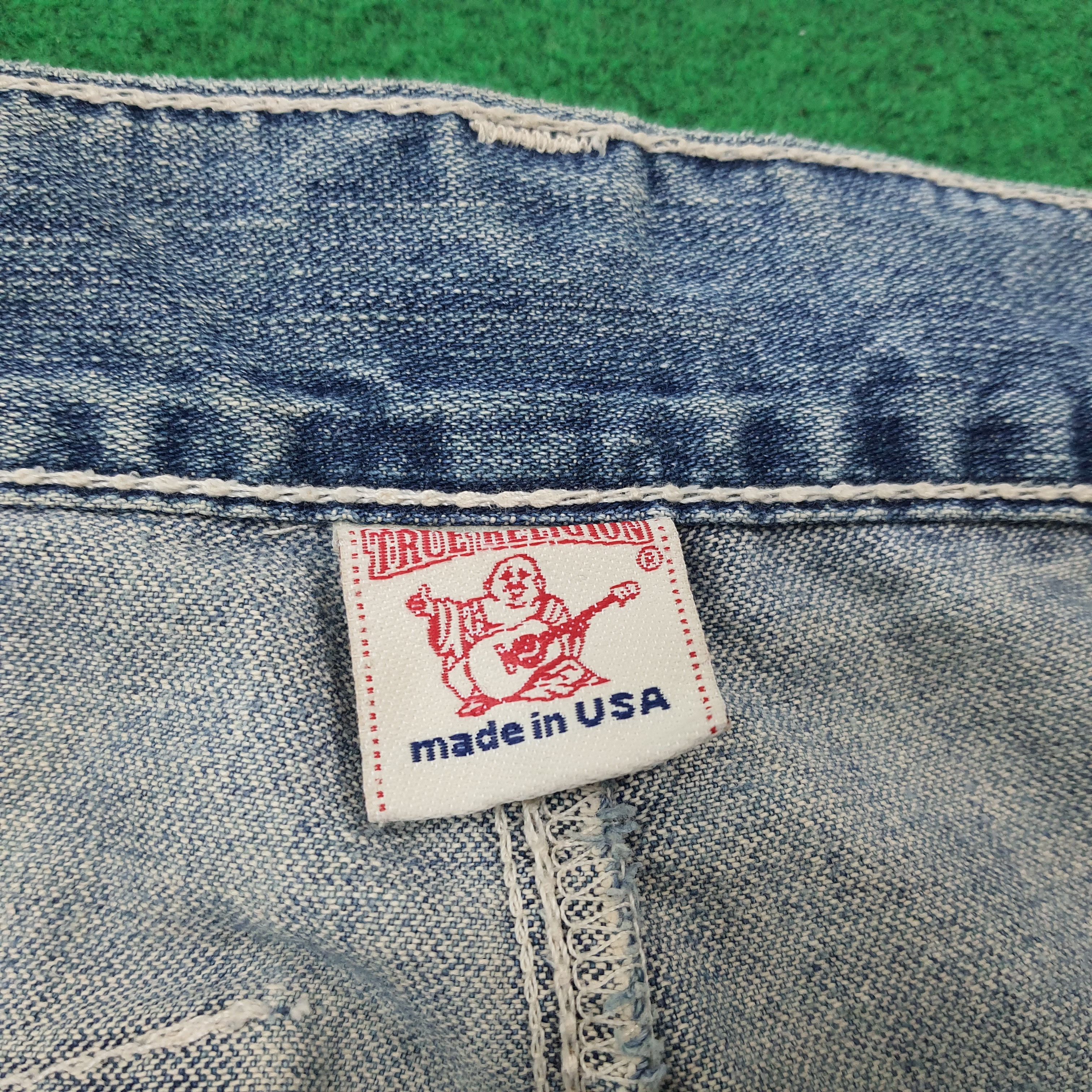 True Religion Vintage True Religion Marco Big T Distressed Jeans C272N13 Size US 33 - 9 Thumbnail