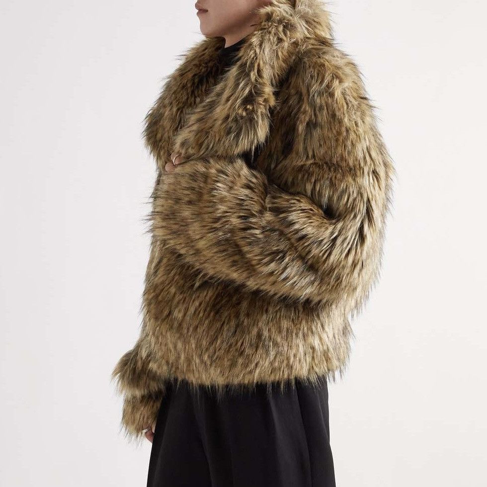 Saint Laurent Paris Saint Laurent Oversized Faux Fur Coat in Large Size US S / EU 44-46 / 1 - 4 Thumbnail