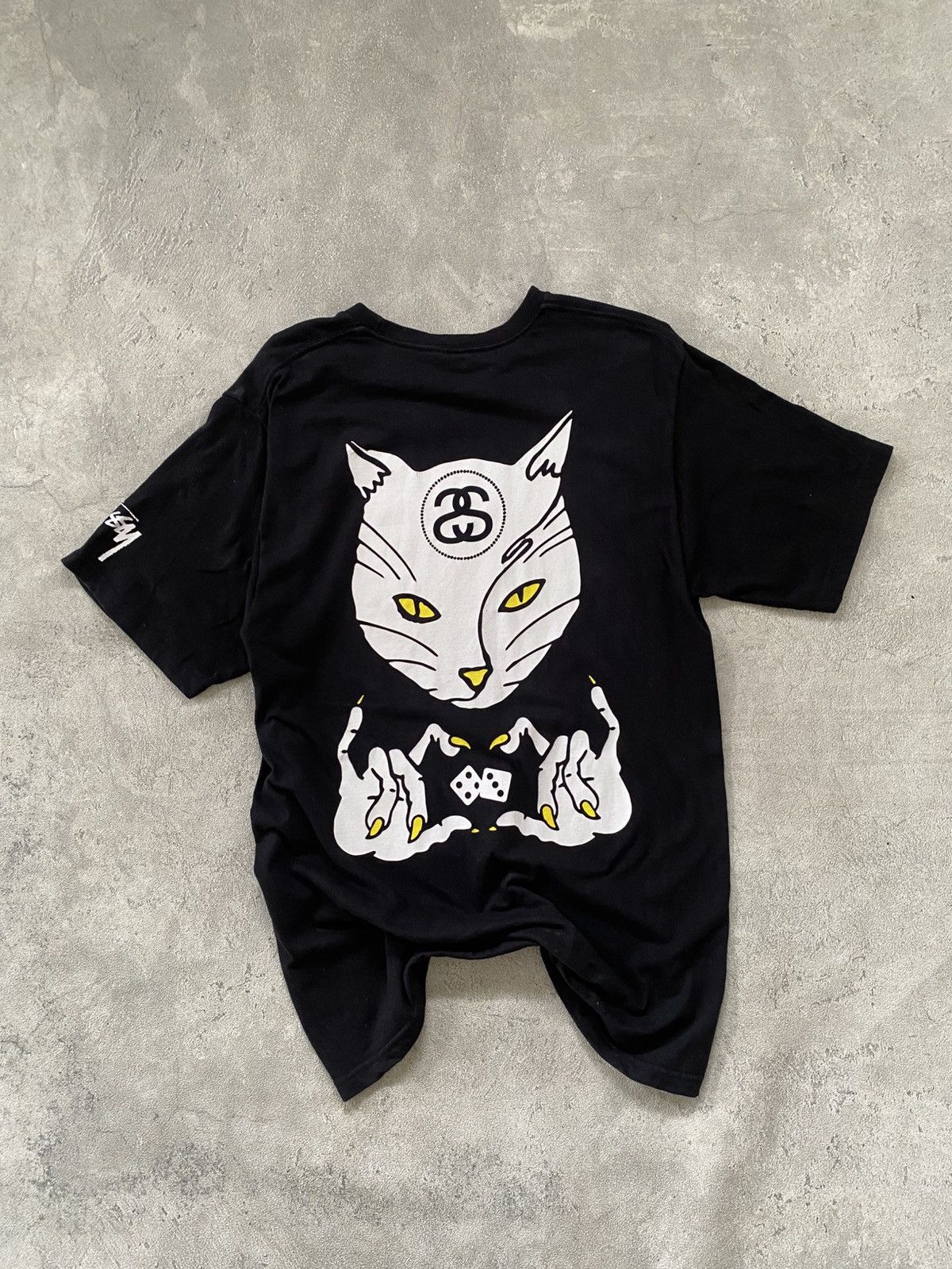 Stussy stussy cat eyes tee / gambling cat Size US M / EU 48-50 / 2 - 6 Thumbnail