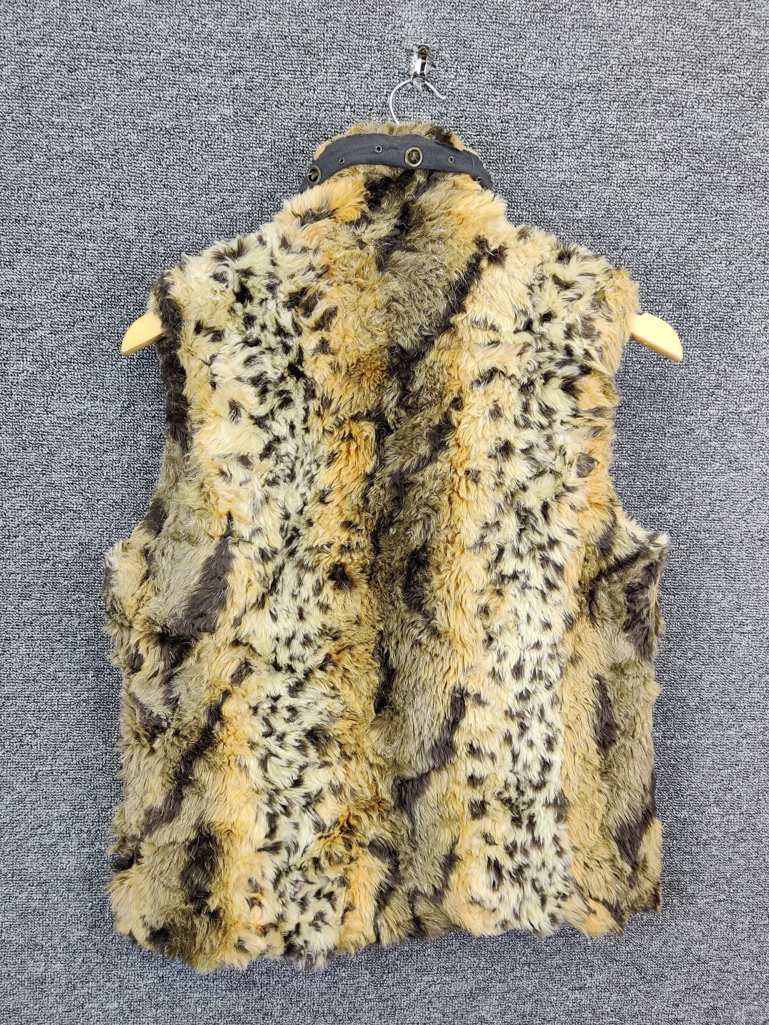 Japanese Brand Vintage Crocodile Ladies Leopard Faux Fur Vest Size US M / EU 48-50 / 2 - 6 Thumbnail